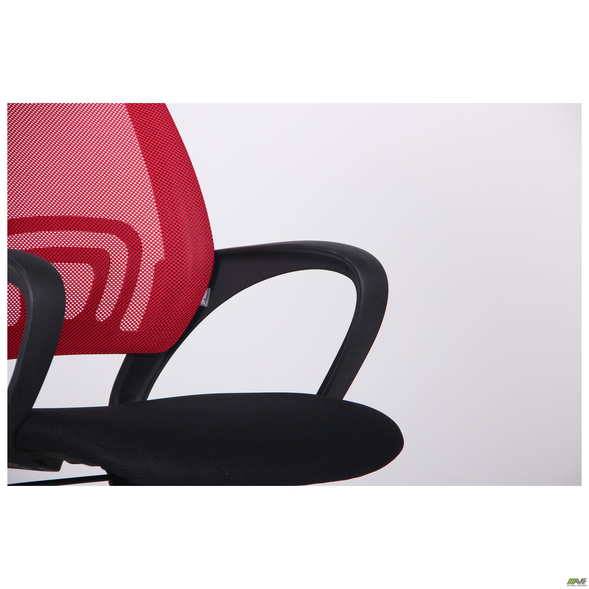 Фото 9 - Крісло Веб сидіння Сітка чорна/спинка Сітка червона 