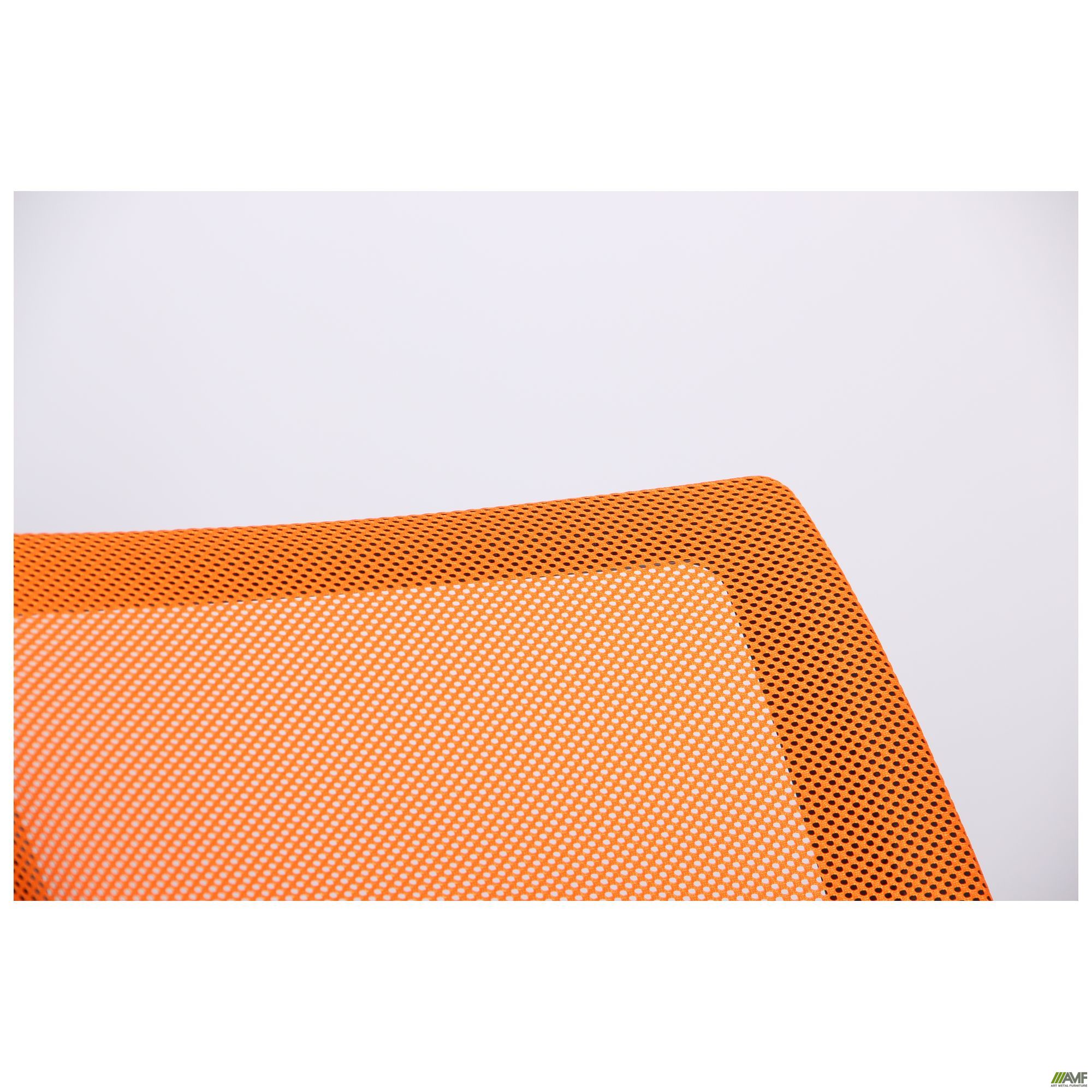 Фото 10 - Крісло Веб сидіння Сітка чорна /спинка Сітка помаранчева 