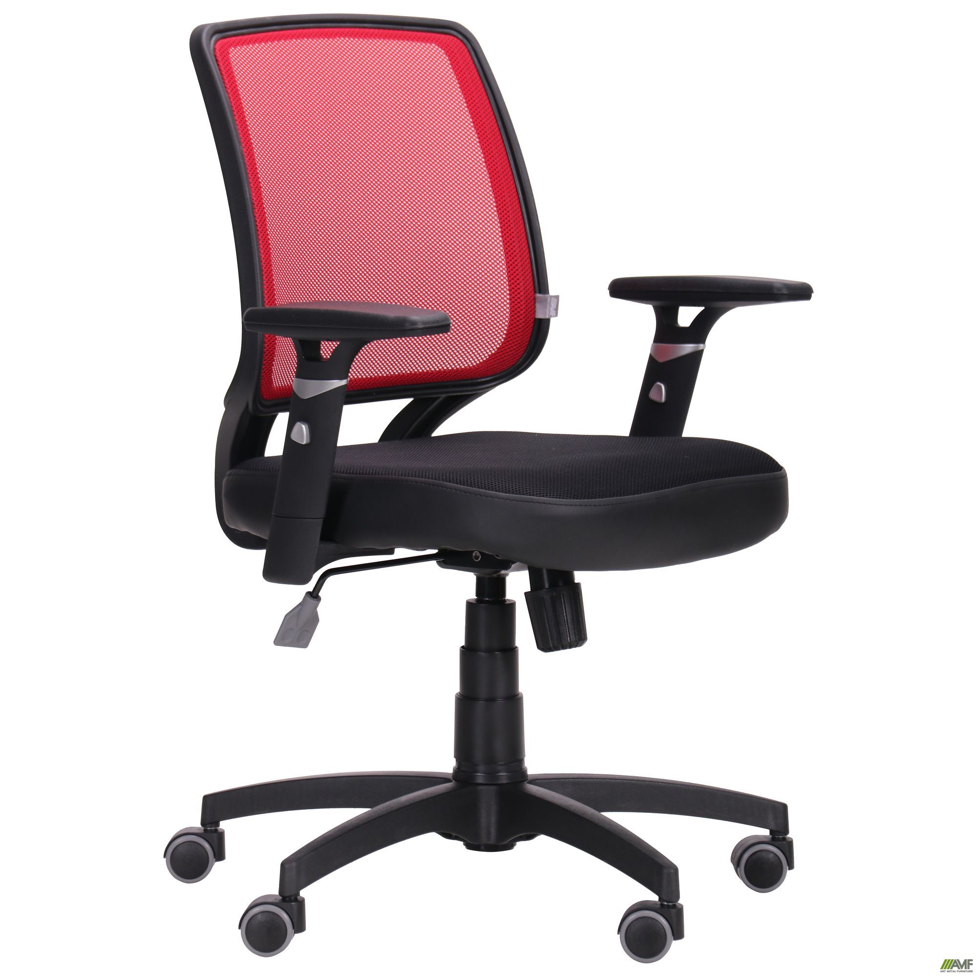 Фото 1 - Кресло Онлайн сиденье Сетка черная/спинка Сетка красная 