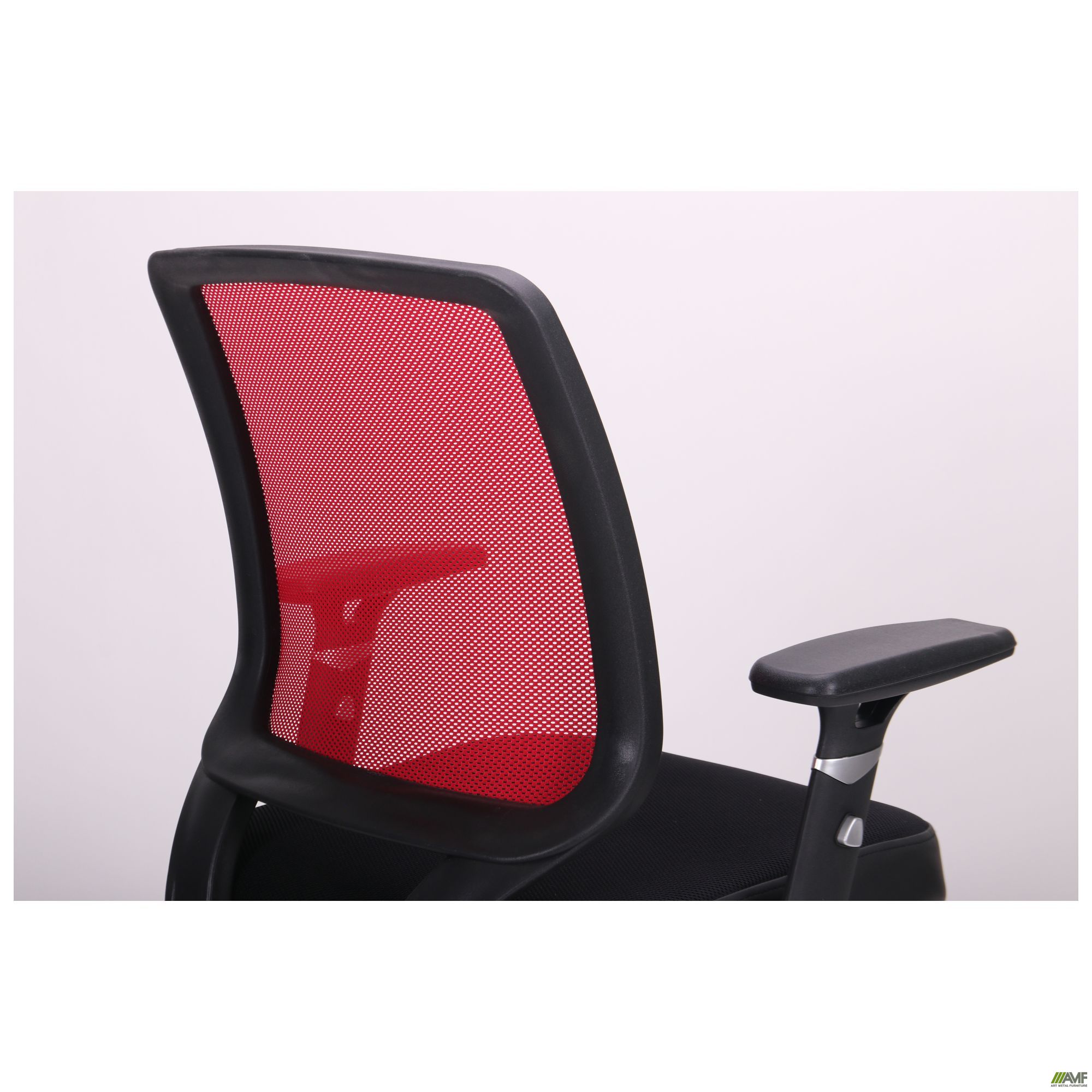 Фото 6 - Кресло Онлайн сиденье Сетка черная/спинка Сетка красная 
