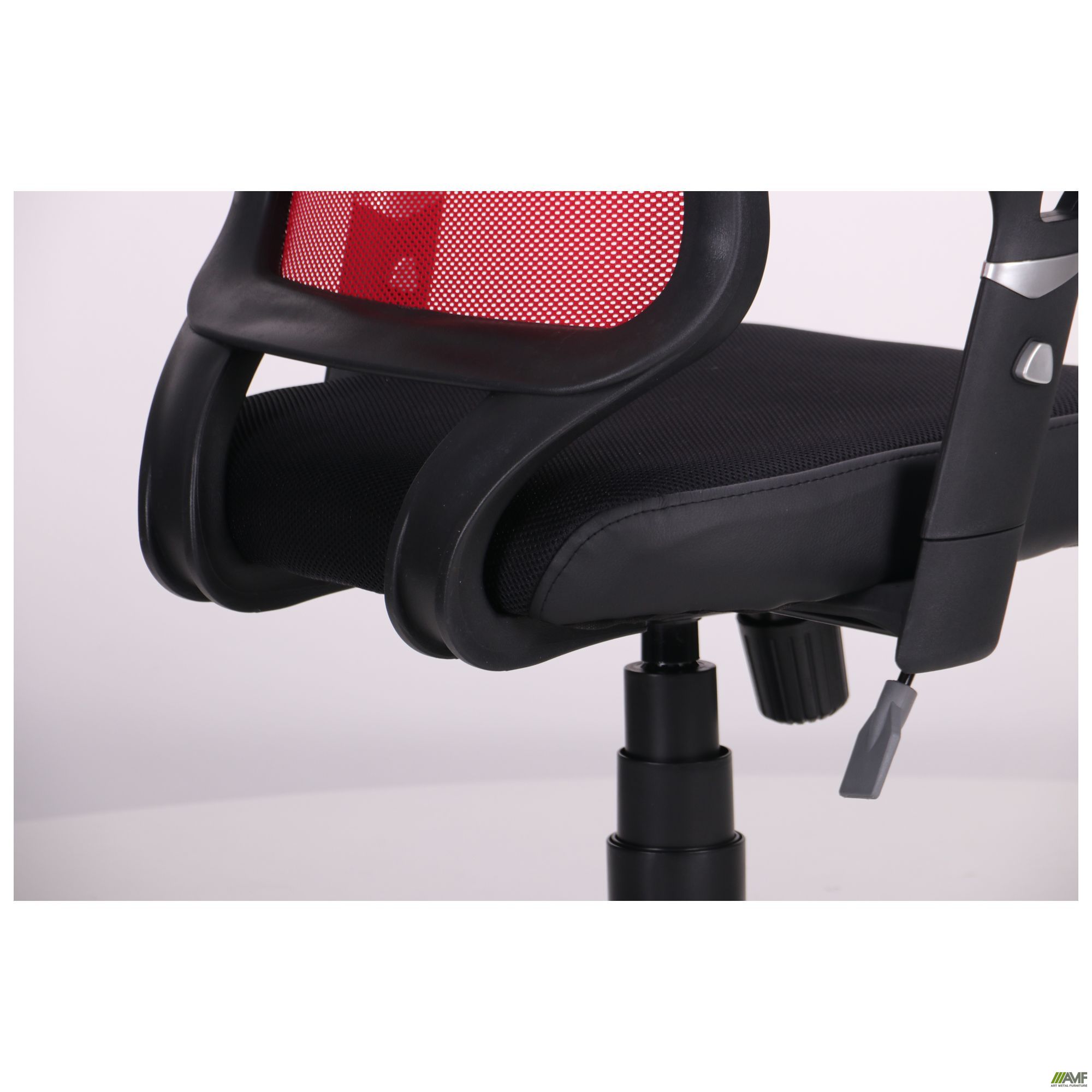 Фото 9 - Кресло Онлайн сиденье Сетка черная/спинка Сетка красная 