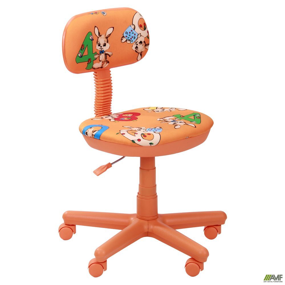 Фото 1 - Кресло Свити оранжевый Зайцы оранжевые 