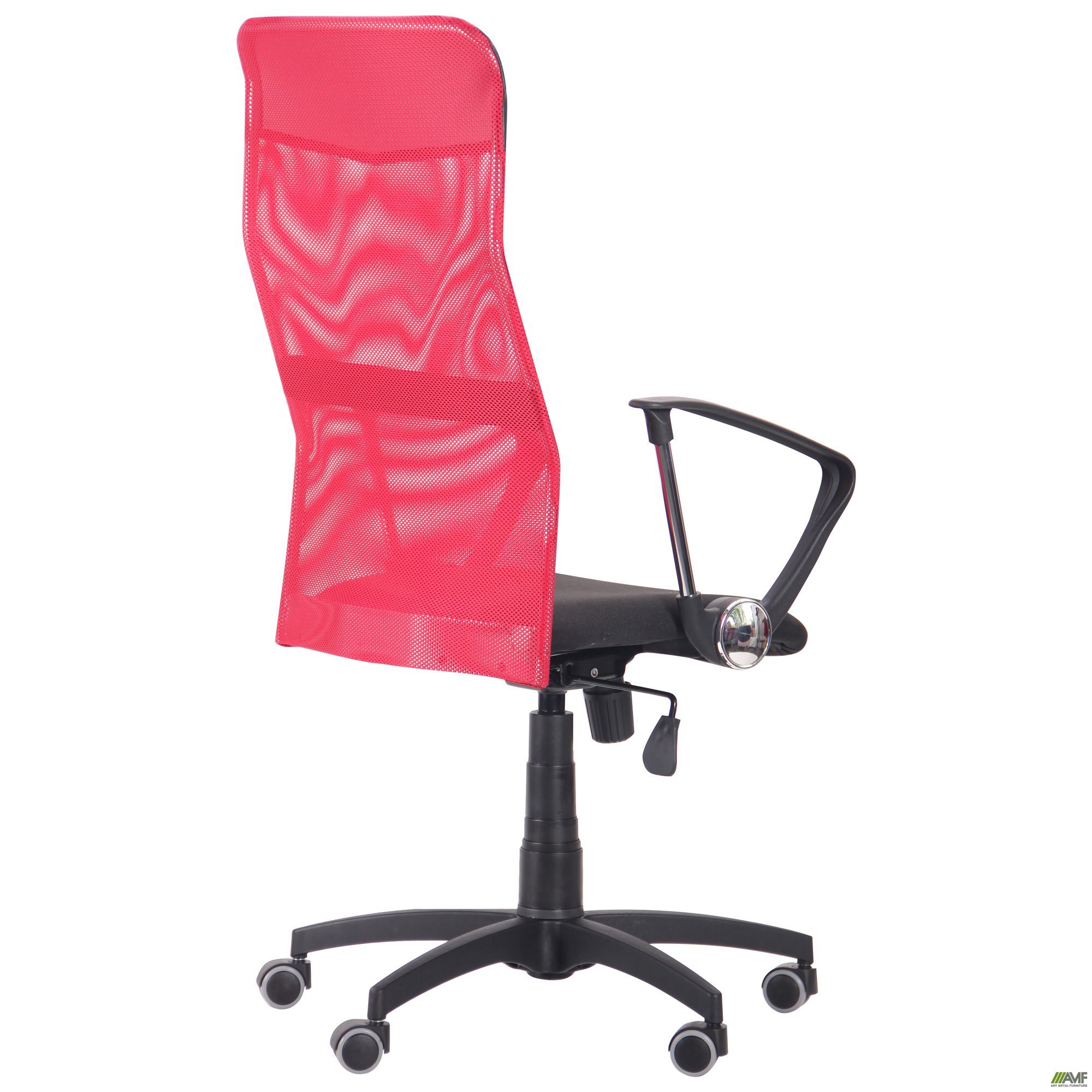 Фото 5 - Кресло Ultra сиденье А-1/спинка Сетка красная, вставка Скаден черный 