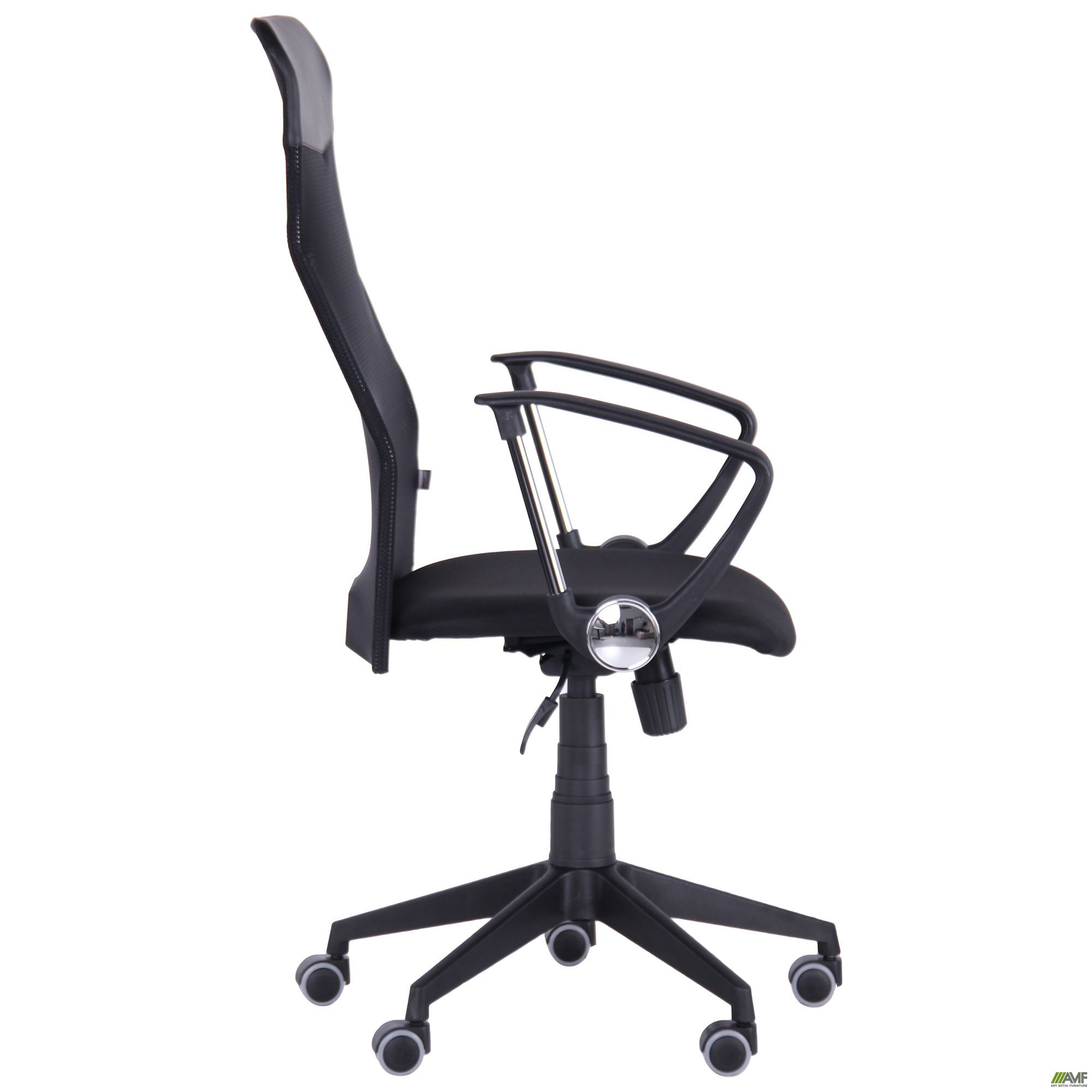 Фото 4 - Кресло Ultra сиденье А-1/спинка Сетка черная, вставка Скаден черный 