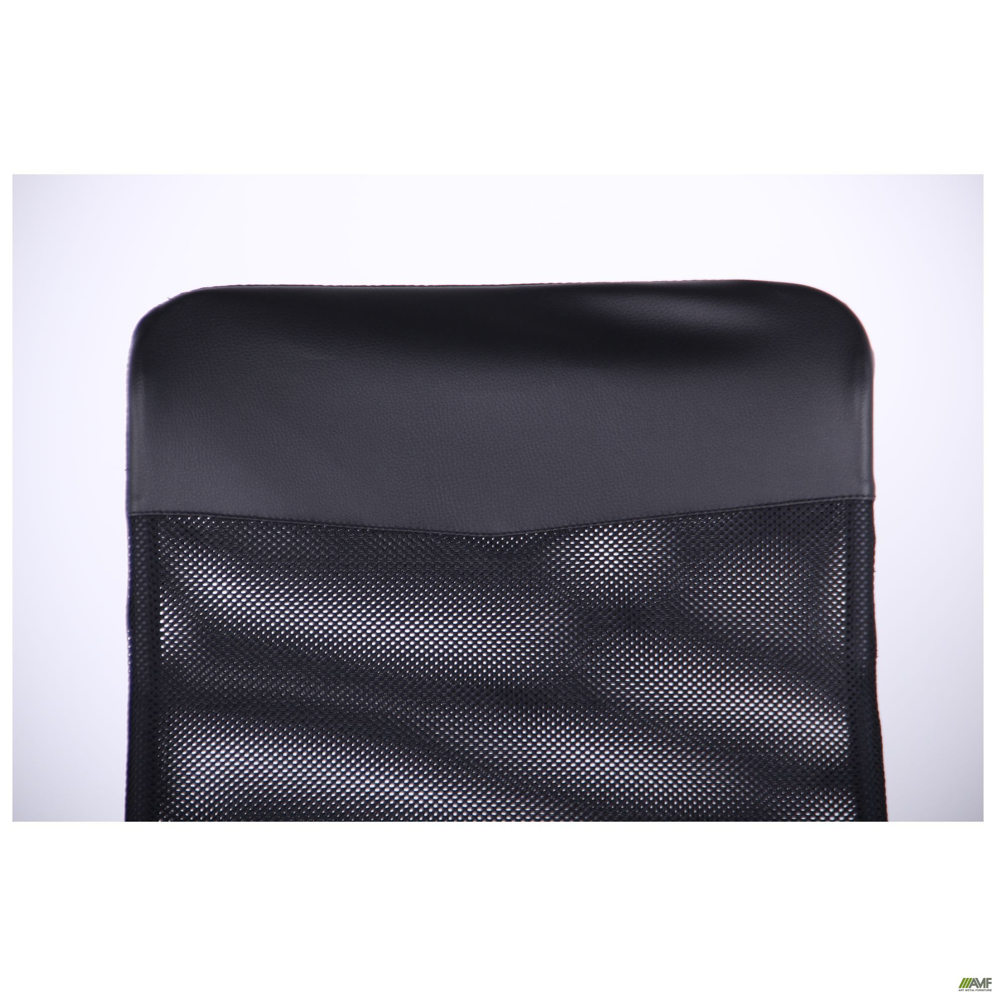 Фото 9 - Кресло Ultra Хром сиденье А-1/спинка Сетка черная, вставка Скаден черный 