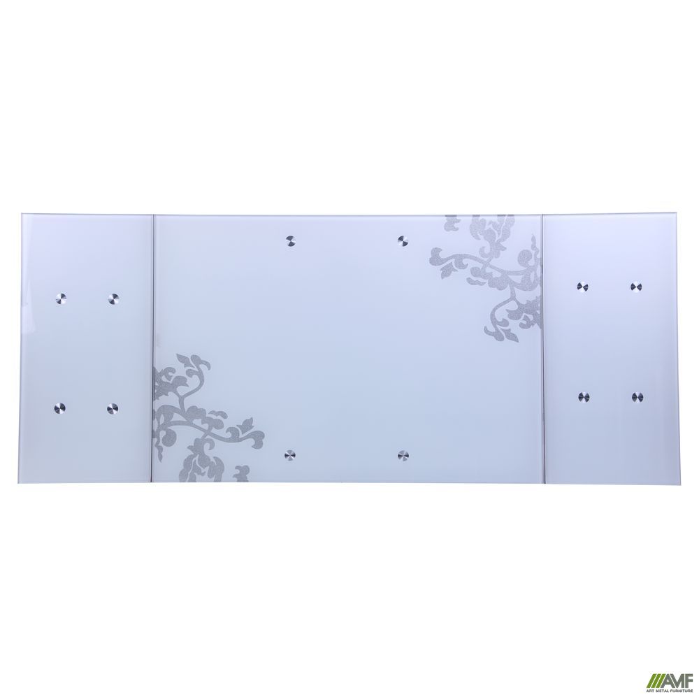 Фото 6 - Стіл Мішель B179-34 2000/1200 * 800 * 770 База білий / Скло білий з візерунком 