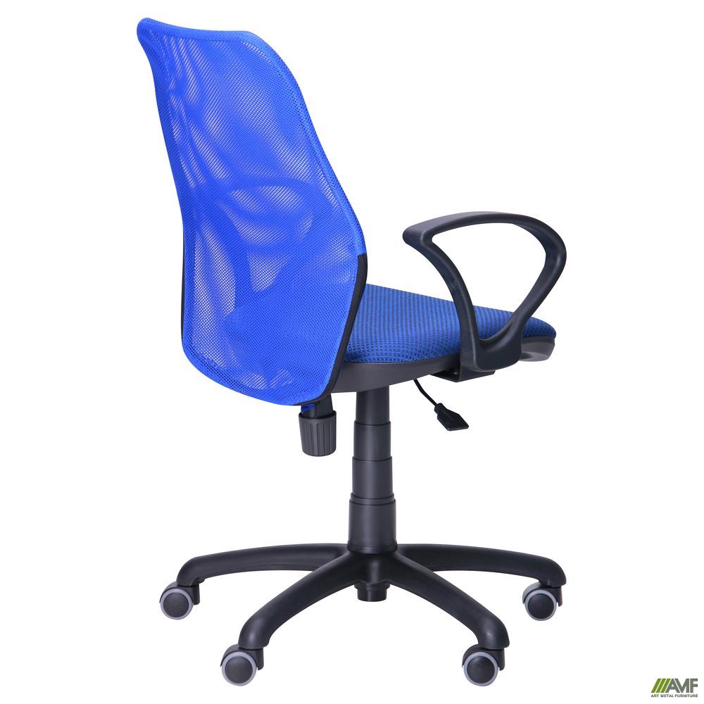 Фото 4 - Кресло Oxi/АМФ-4 сиденье Квадро-20/спинка Сетка синяя 