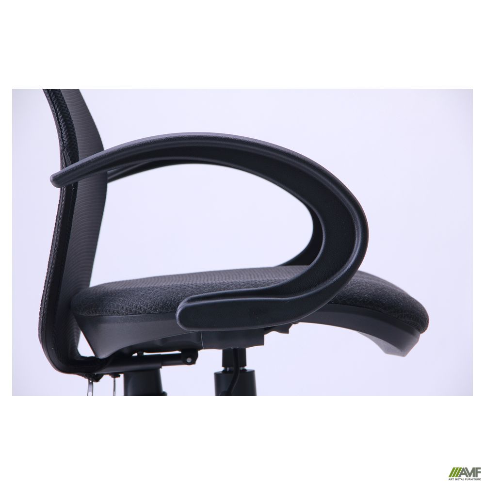 Фото 6 - Кресло Oxi/АМФ-5 сиденье Квадро-02/спинка Сетка черная 