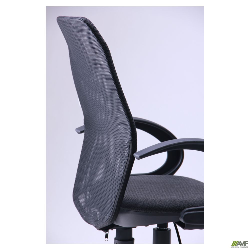 Фото 8 - Кресло Oxi/АМФ-5 сиденье Квадро-02/спинка Сетка черная 