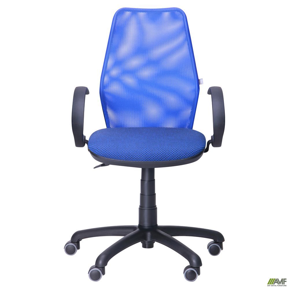 Фото 3 - Кресло Oxi/АМФ-5 сиденье Квадро-20/спинка Сетка синяя 