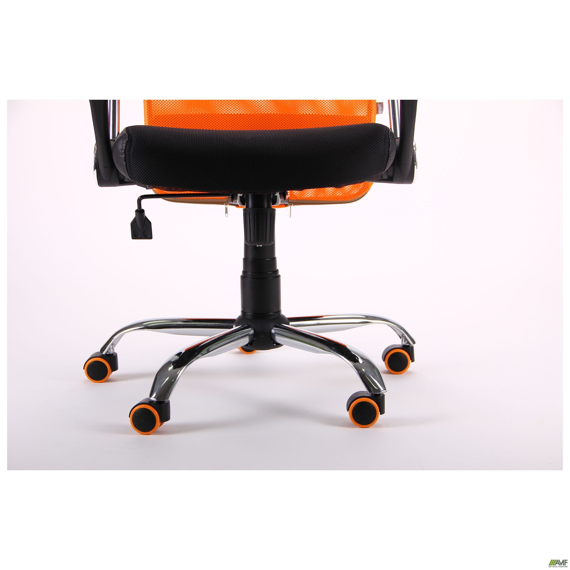 Фото 17 - Кресло АЭРО HB Line Color сиденье Сетка чёрная,Неаполь N-20/спинка Сетка оранжевая, вст.Неаполь N-20 