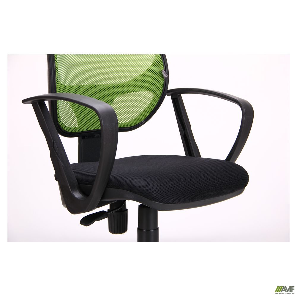 Фото 7 - Кресло Бит Color/АМФ-7 сиденье Сетка черная/спинка Сетка салатовая 
