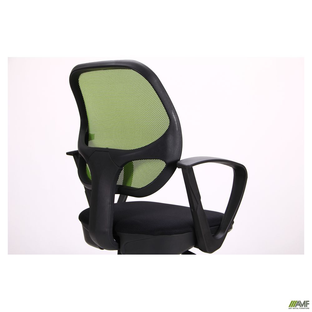 Фото 10 - Кресло Бит Color/АМФ-7 сиденье Сетка черная/спинка Сетка салатовая 