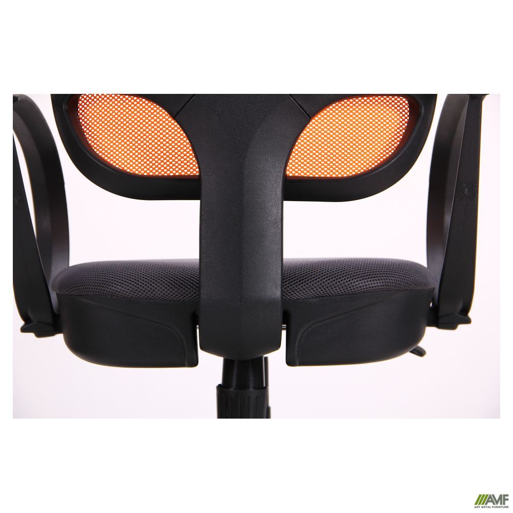 Фото 14 - Кресло Бит Color/АМФ-8 сиденье Сетка серая/спинка Сетка оранжевая 