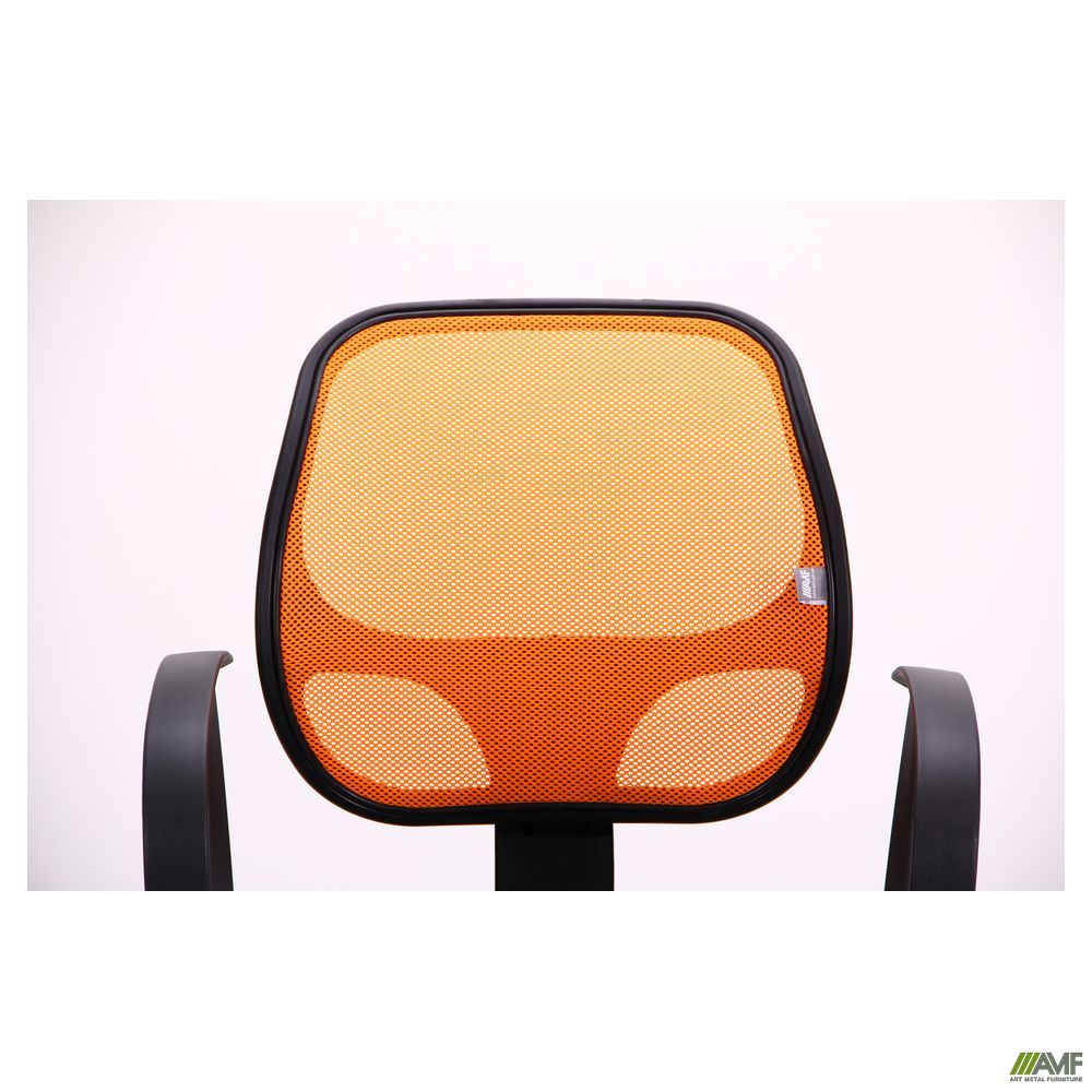 Фото 6 - Кресло Бит Color/АМФ-8 сиденье Сетка серая/спинка Сетка оранжевая 