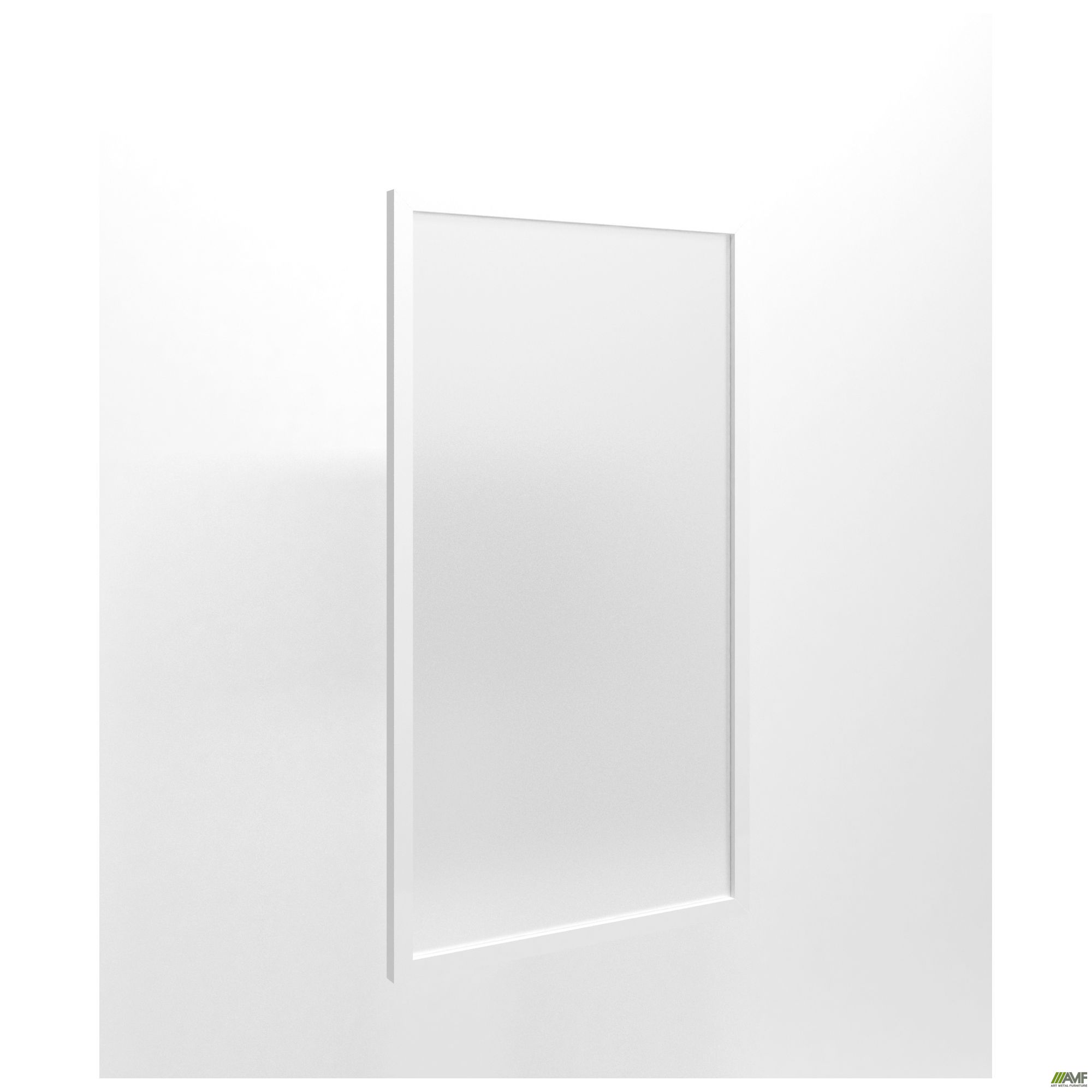 Фото 1 - Фасад стекло Delta DL-712L (426х784х20мм) профиль белый 