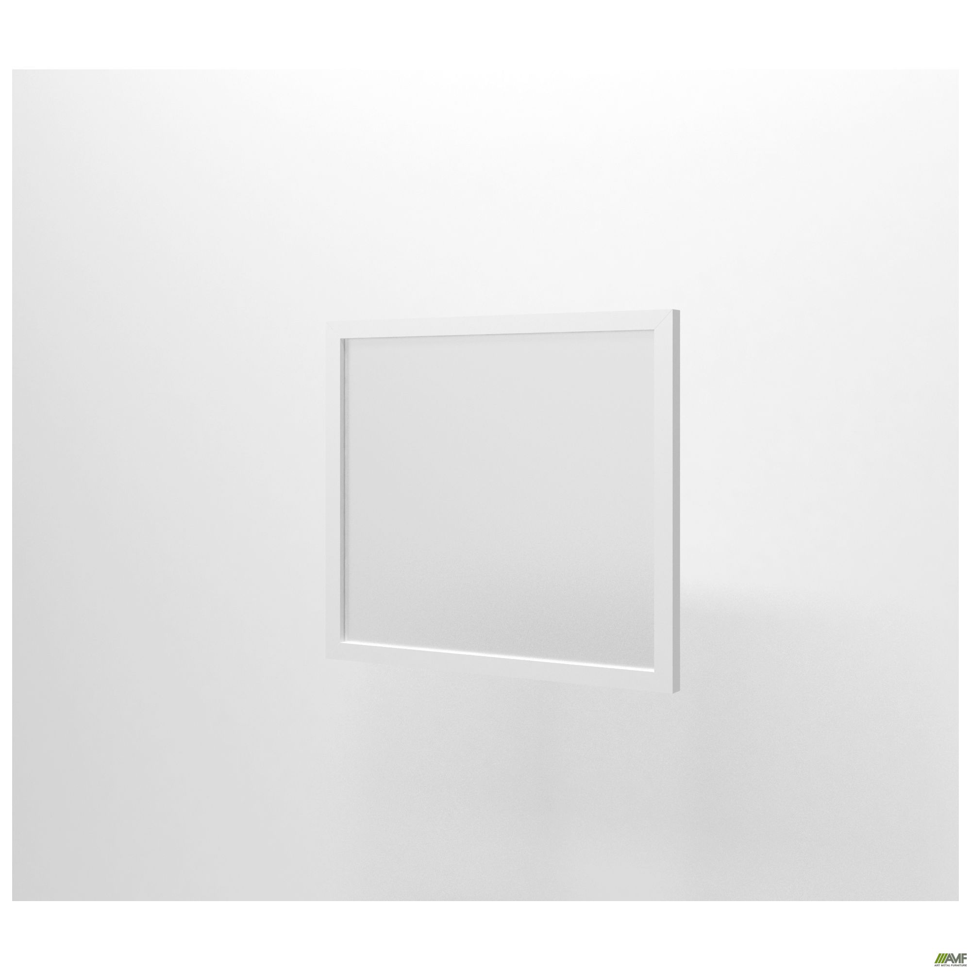 Фото 1 - Фасад стекло Delta DL-713R (426х391х20мм) профиль белый 