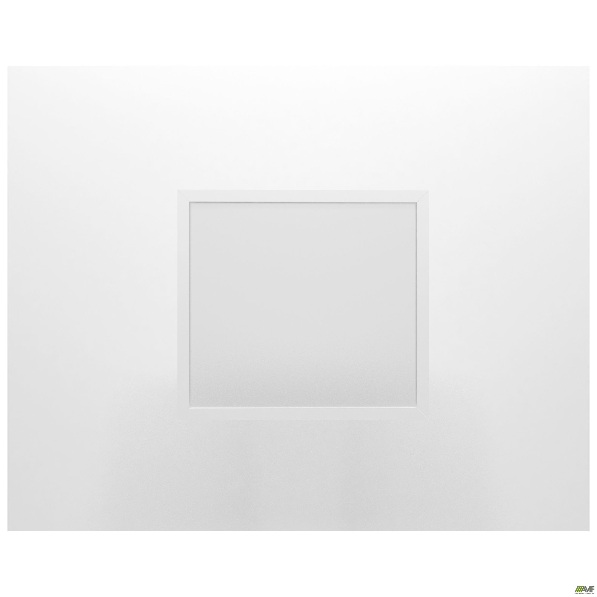 Фото 2 - Фасад стекло Delta DL-713R (426х391х20мм) профиль белый 