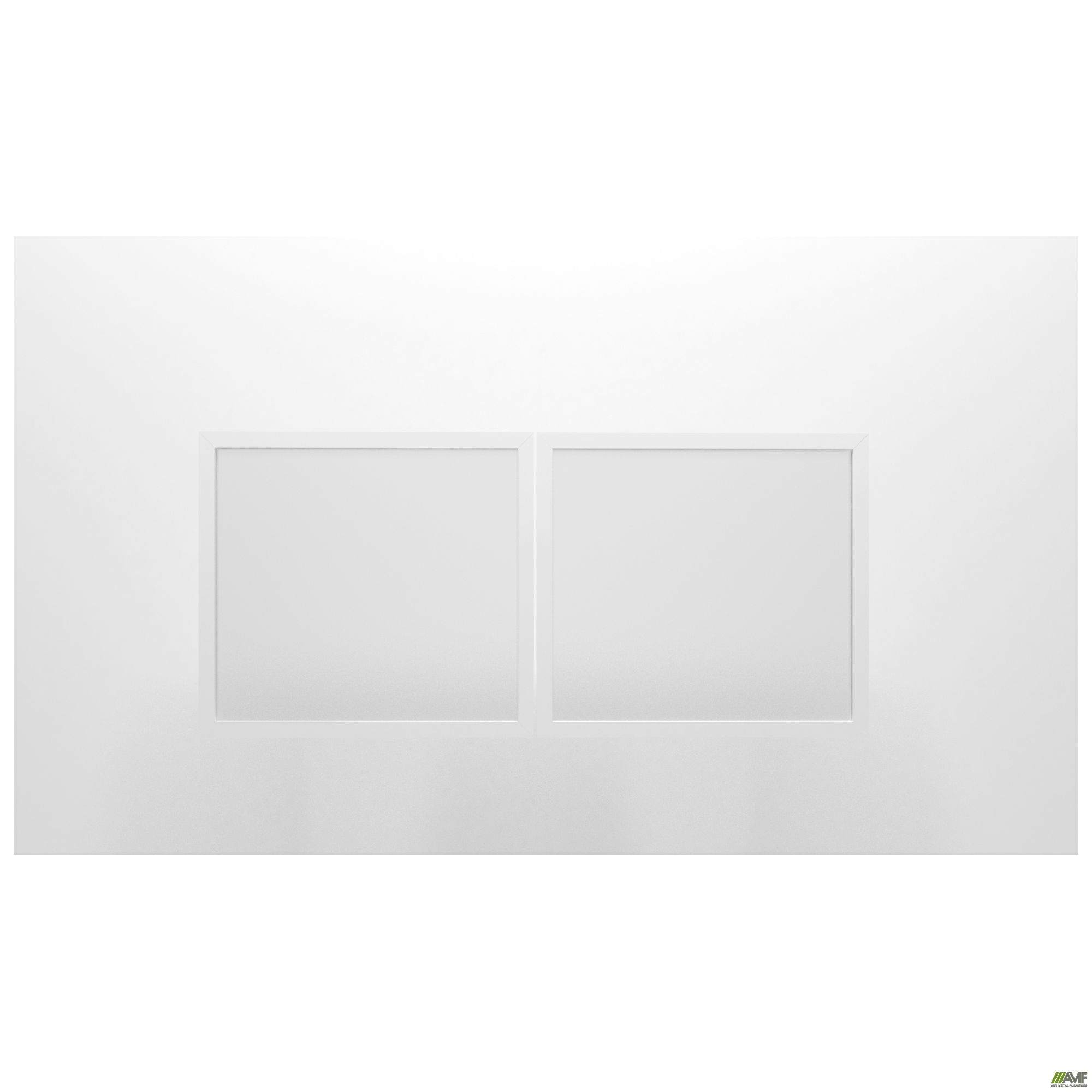 Фото 2 - Фасад стекло Delta DL-713L+R (852х391х20мм) профиль белый 