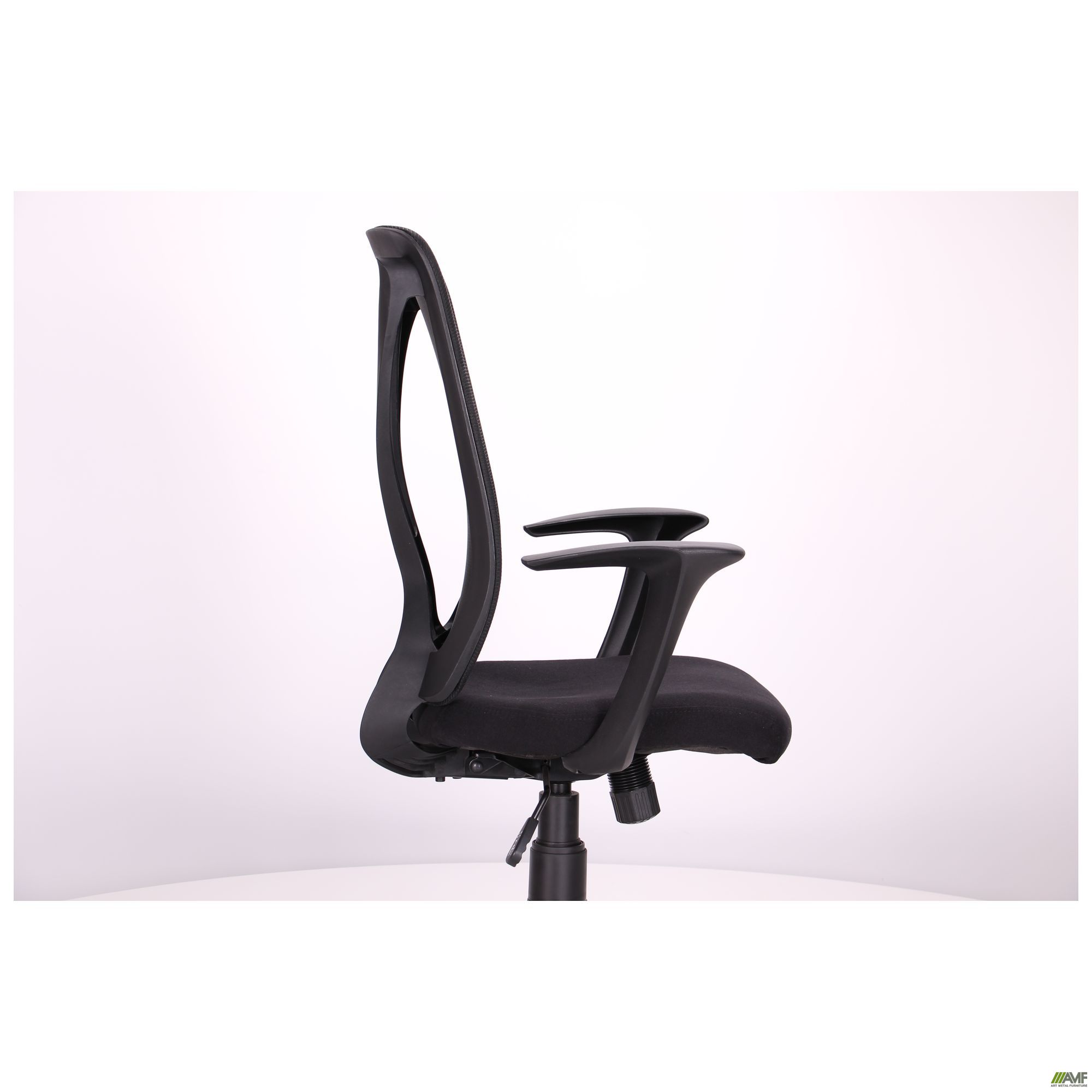 Фото 10 - Кресло Nickel Black сиденье Сидней-07/спинка Сетка SL-00 черная 