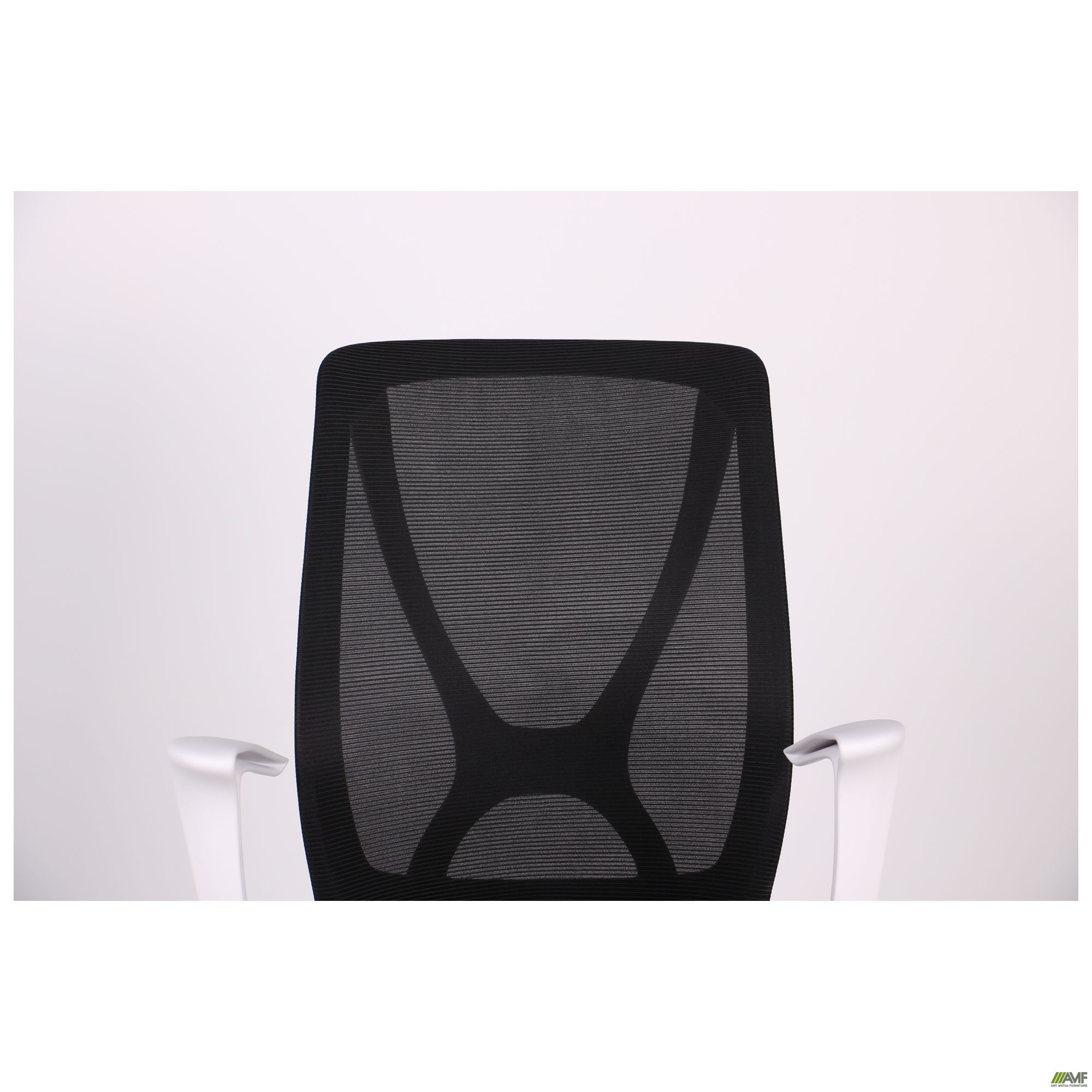 Фото 6 - Кресло Nickel White сиденье Сидней-07/спинка Сетка SL-00 черная 