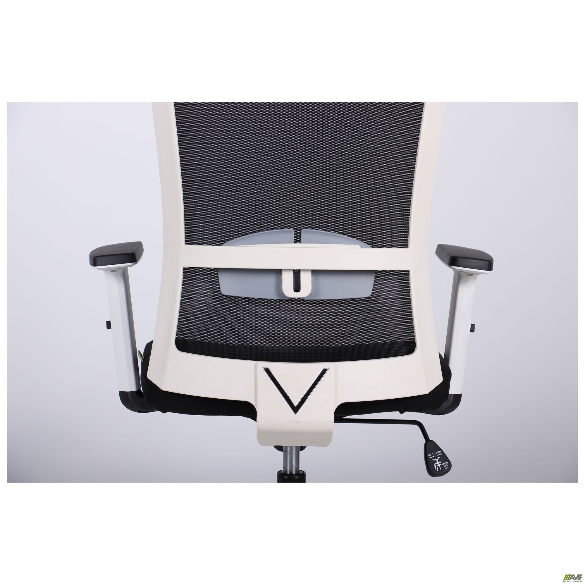 Фото 18 - Кресло Uran White HR сиденье Сидней-07/спинка Сетка HY-100 черная 