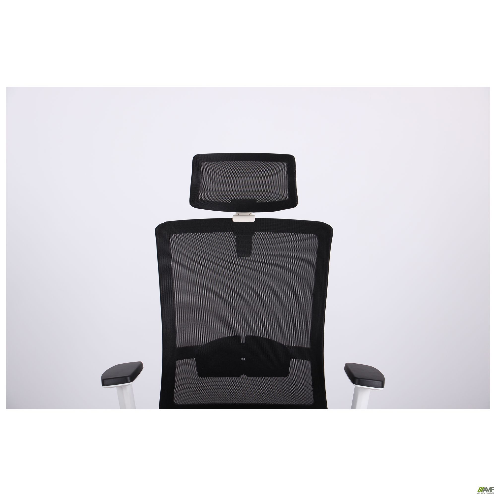 Фото 6 - Кресло Uran White HR сиденье Сидней-07/спинка Сетка HY-100 черная 
