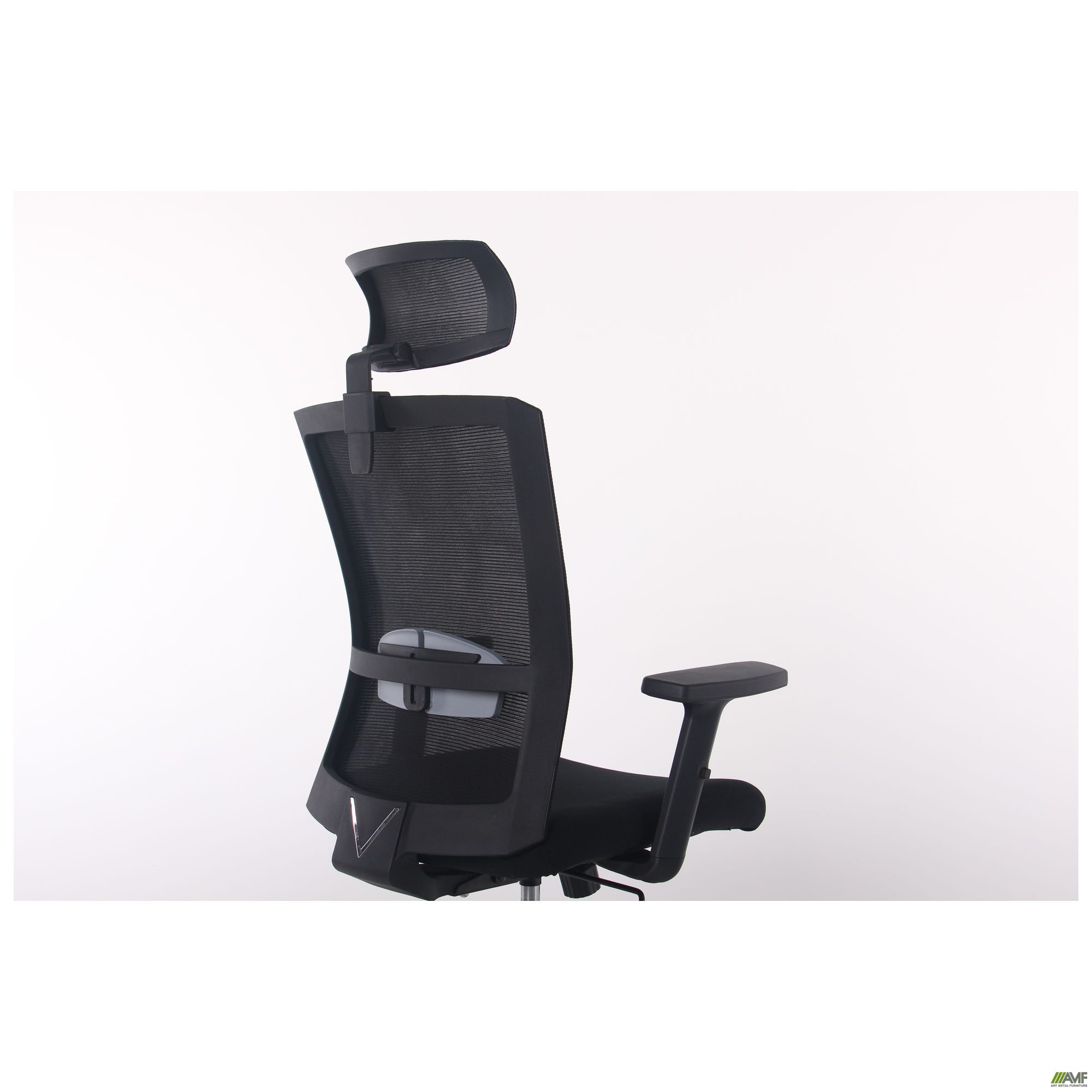 Фото 17 - Кресло Uran Black HR сиденье Нест-01 черная/спинка Сетка SL-00 черная 