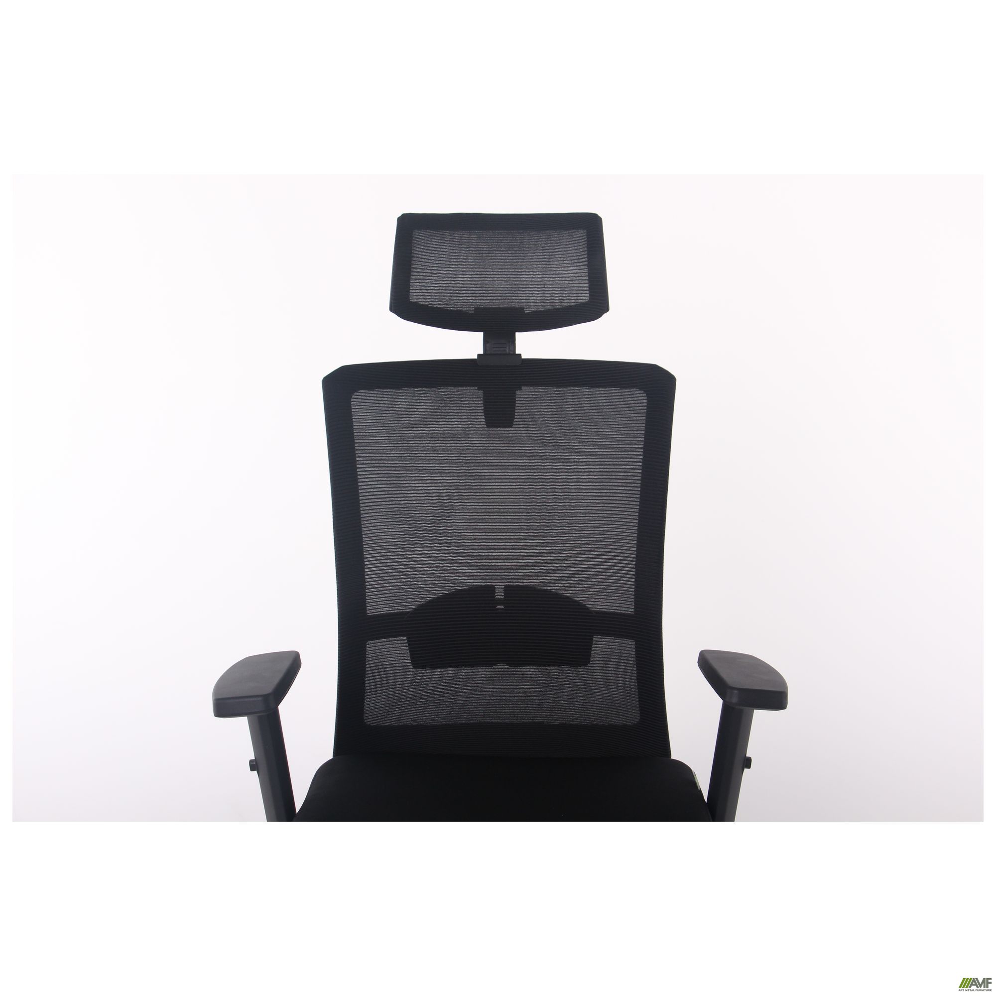 Фото 6 - Кресло Uran Black HR сиденье Нест-01 черная/спинка Сетка SL-00 черная 