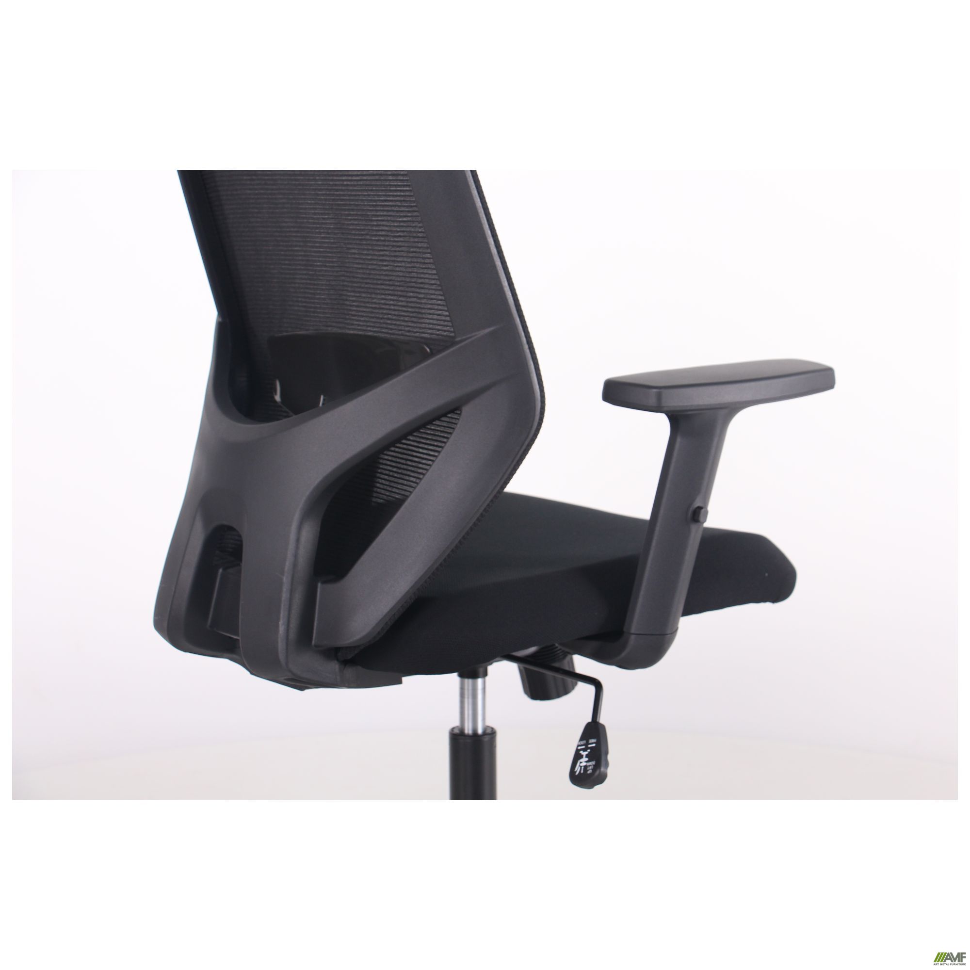 Фото 16 - Кресло Lead Black HR сиденье Нест-01 черная/спинка Сетка SL-00 черная 