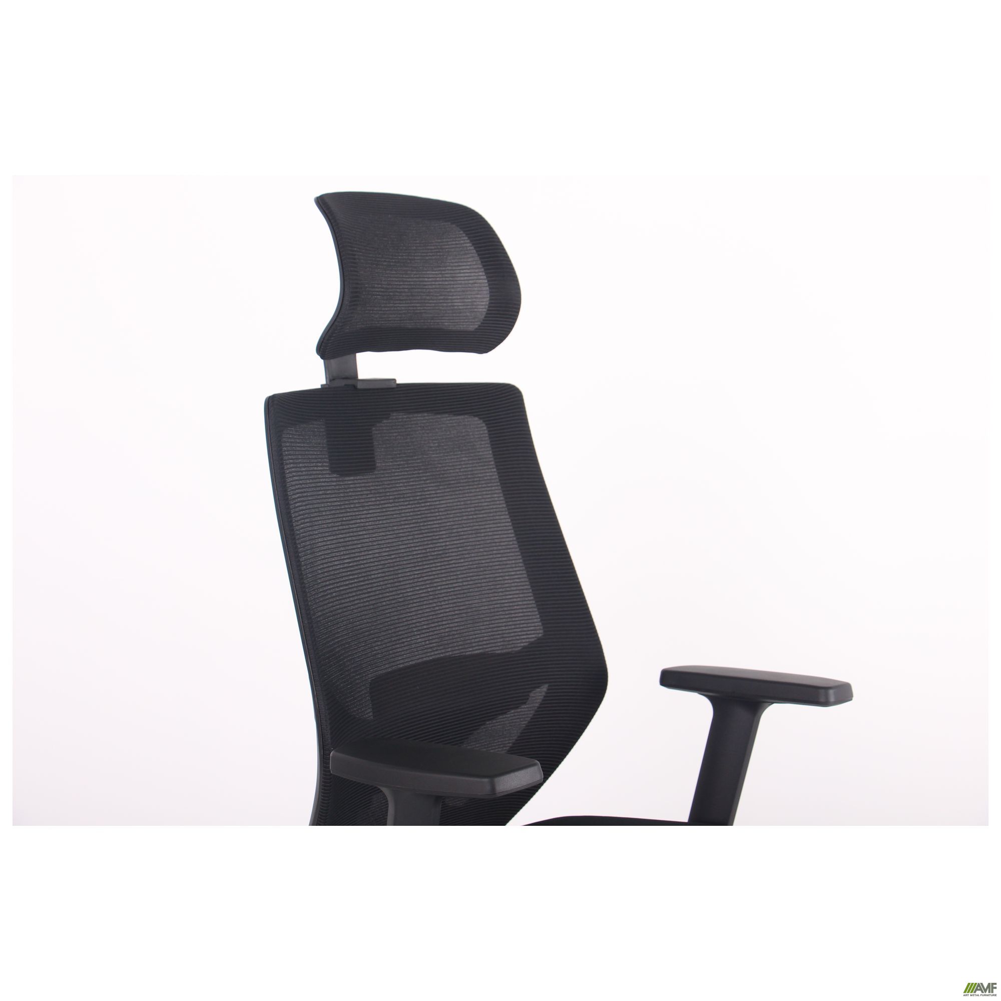 Фото 7 - Кресло Lead Black HR сиденье Нест-01 черная/спинка Сетка SL-00 черная 