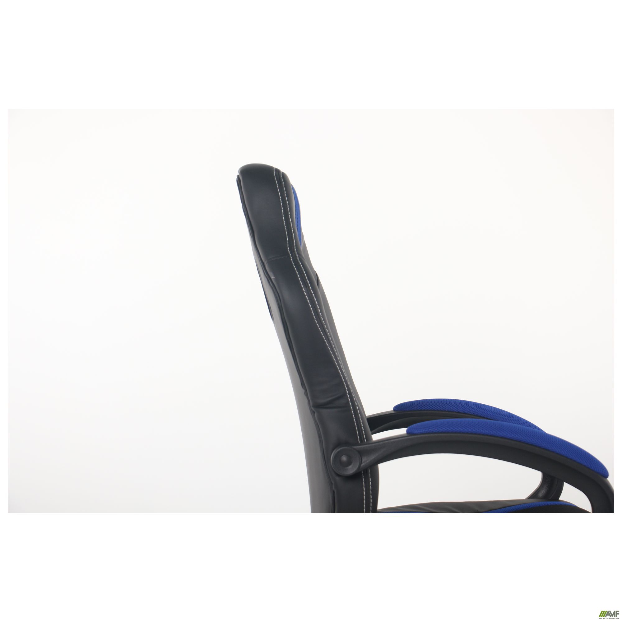 Фото 13 - Кресло Shift Неаполь N-20/Сетка черная, вставки Сетка синяя 