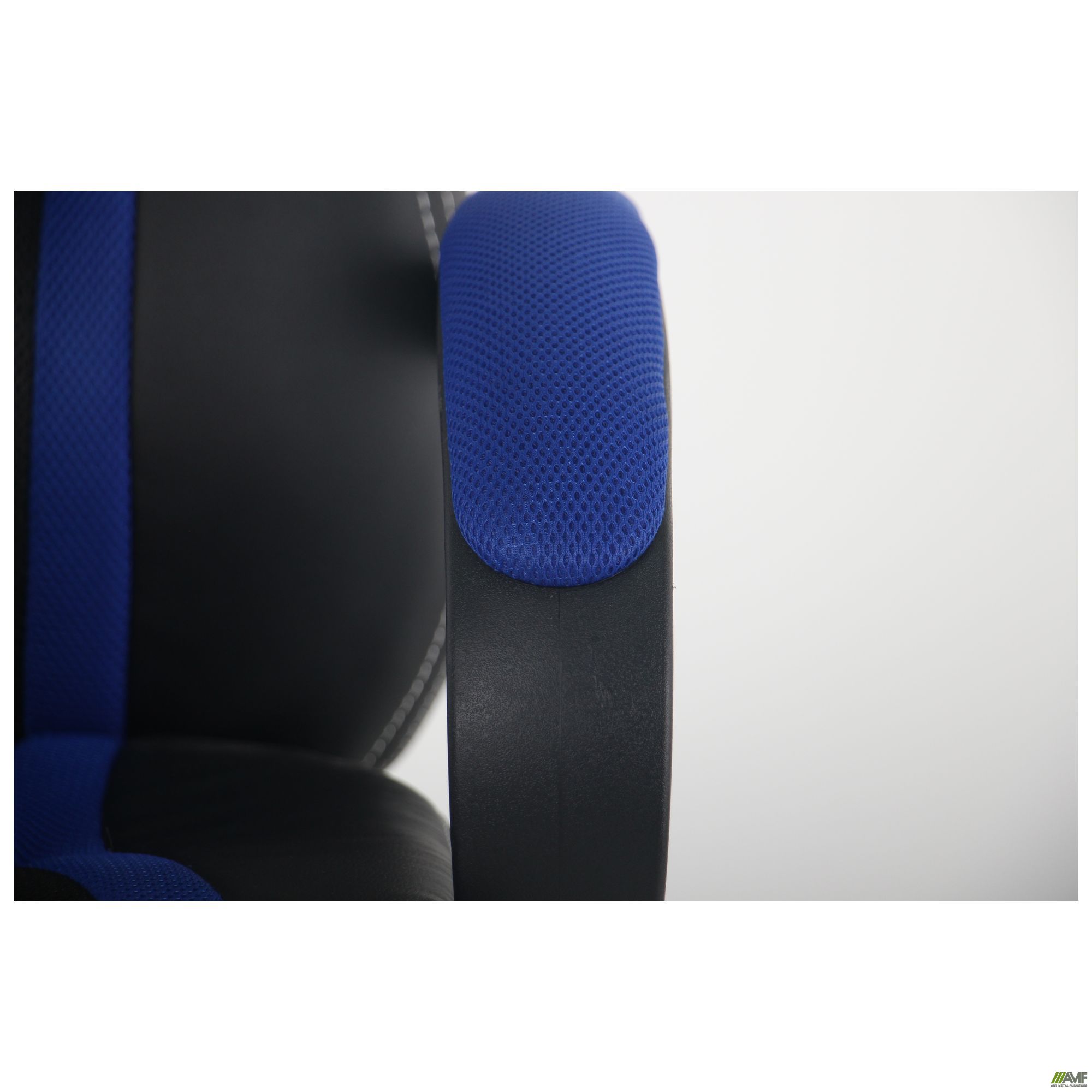 Фото 8 - Кресло Shift Неаполь N-20/Сетка черная, вставки Сетка синяя 