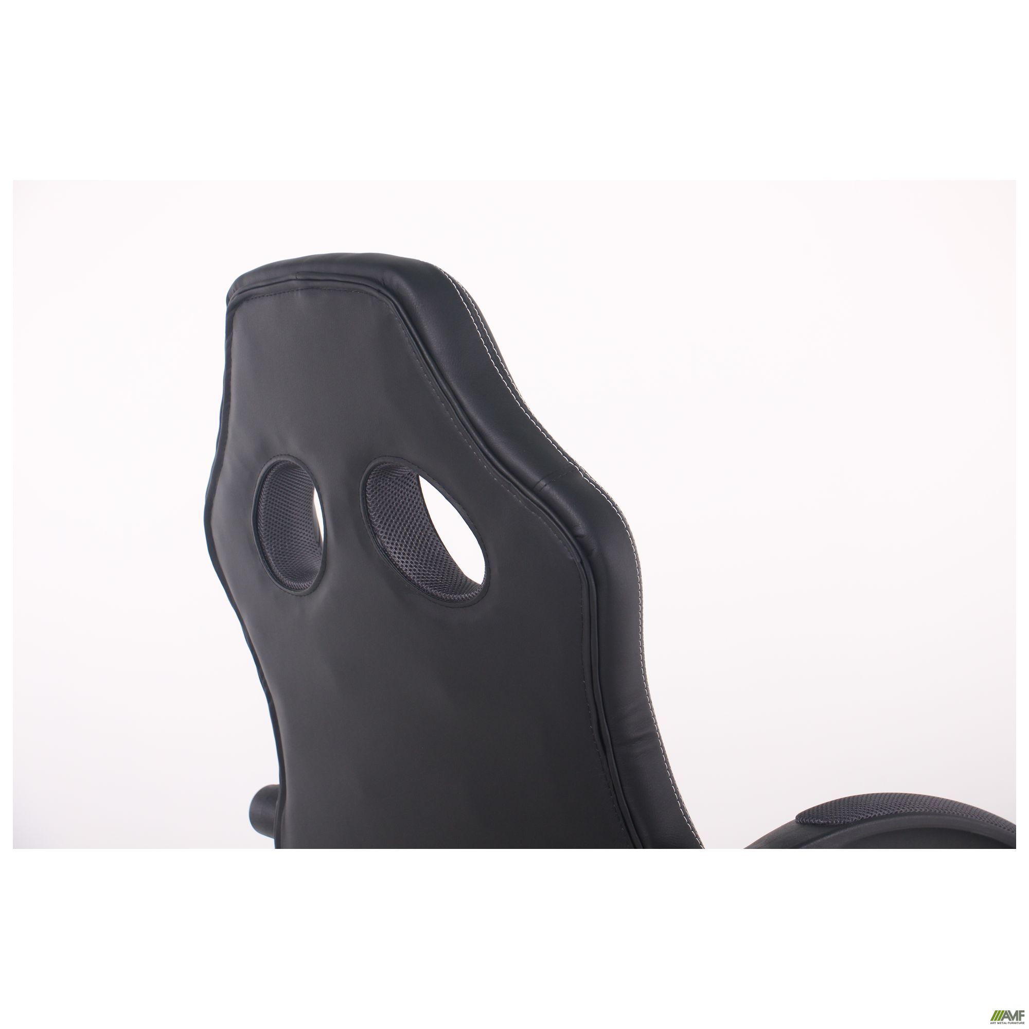 Фото 18 - Кресло Shift Неаполь N-20/Сетка черная, вставки Сетка серая 