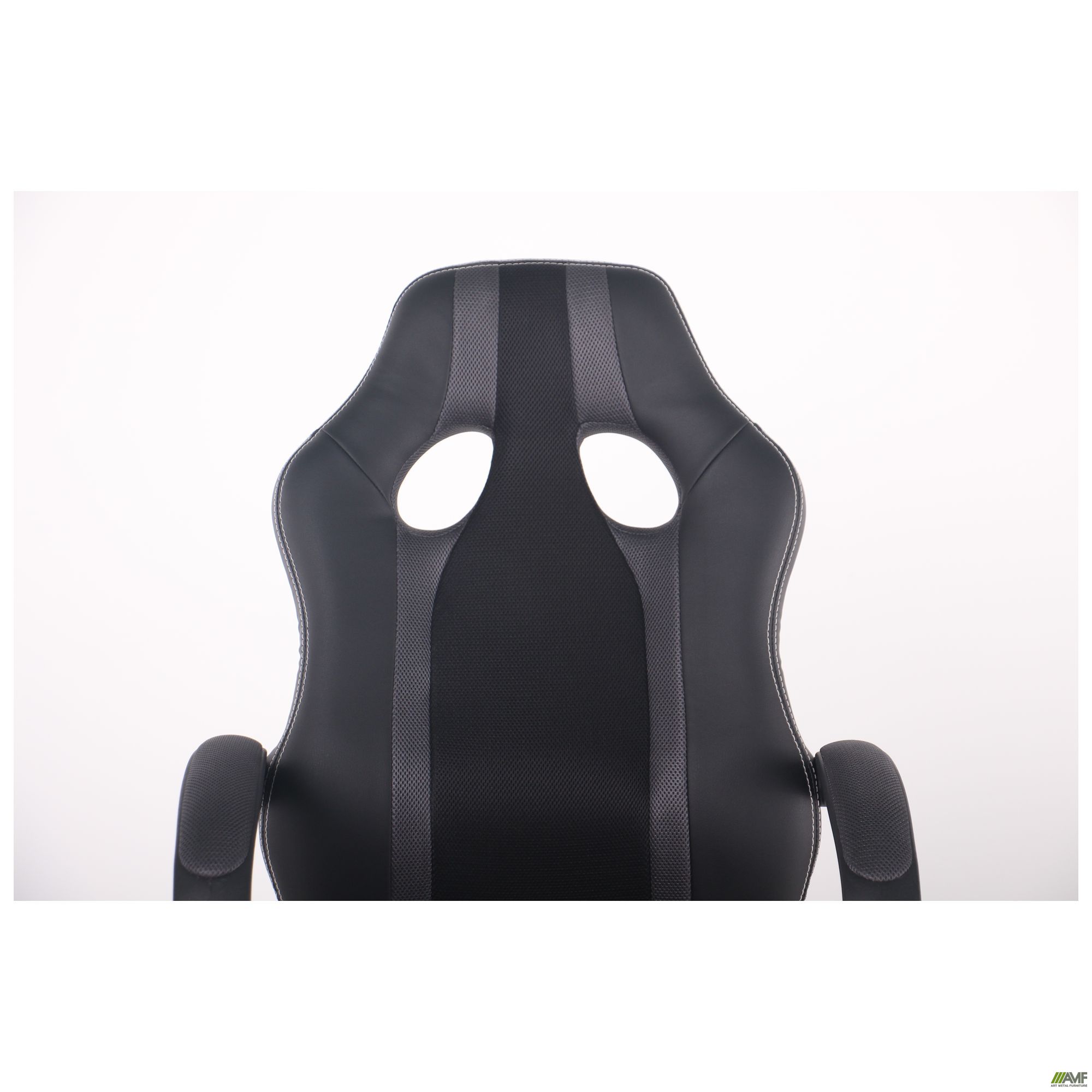 Фото 6 - Крісло Shift Неаполь N-20/Сітка чорна, вставки Сітка сіра 