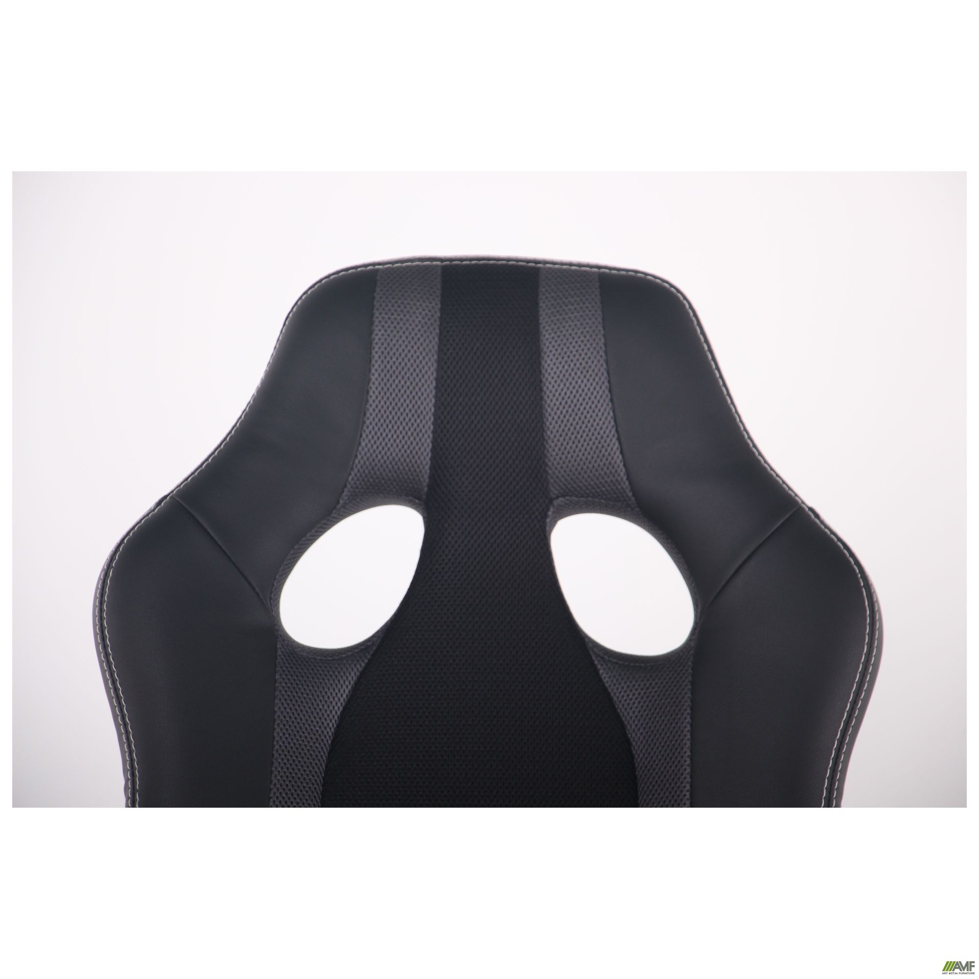 Фото 7 - Кресло Shift Неаполь N-20/Сетка черная, вставки Сетка серая 