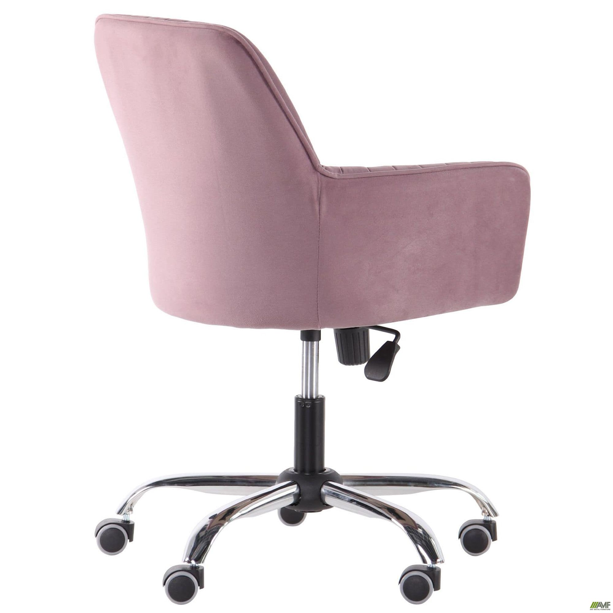 Фото 5 - Кресло Аспен хром ткань Flox 77 лиловый со штрихкодом EAN 