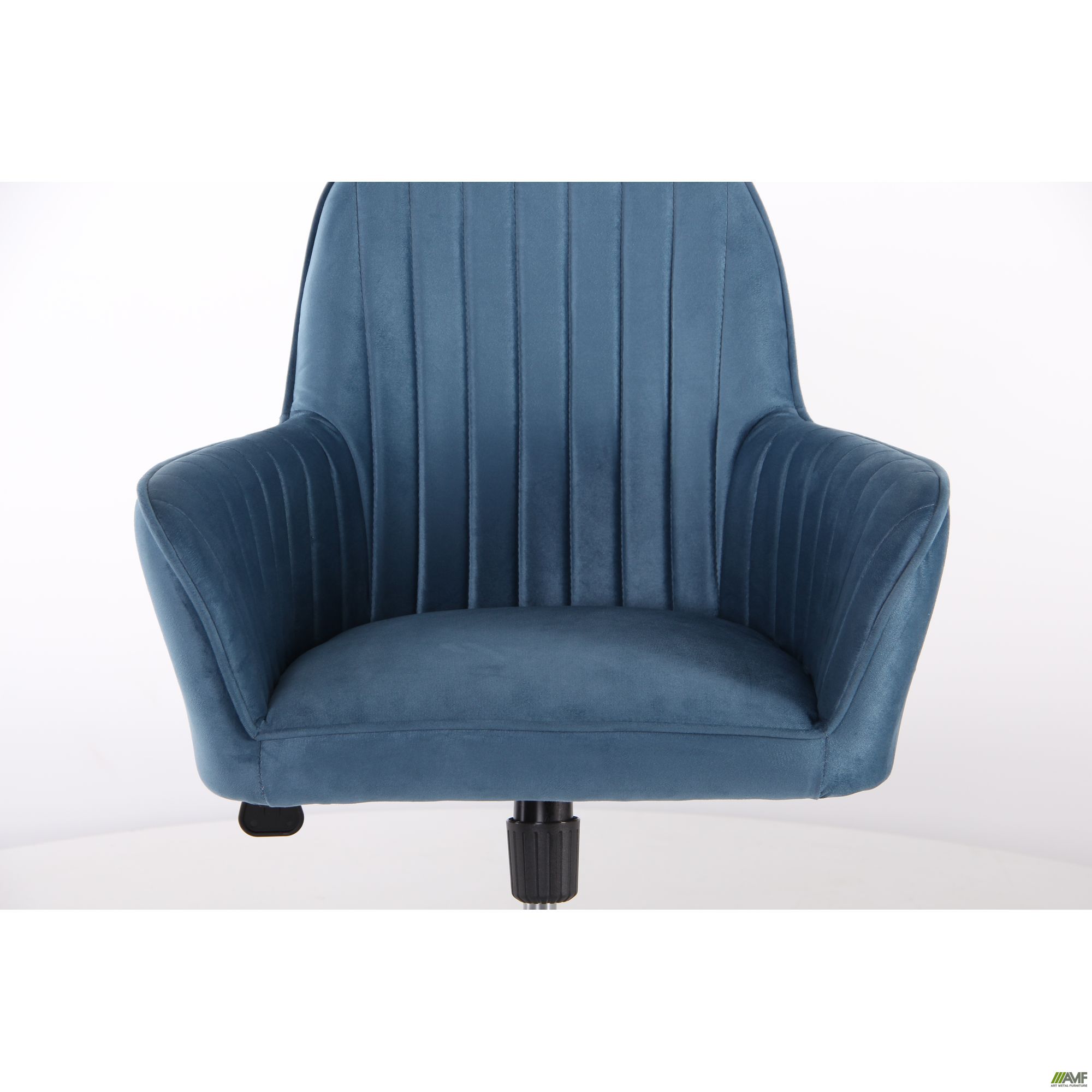 Фото 7 - Кресло Аспен хром ткань Flox 85 синий со штрихкодом EAN 