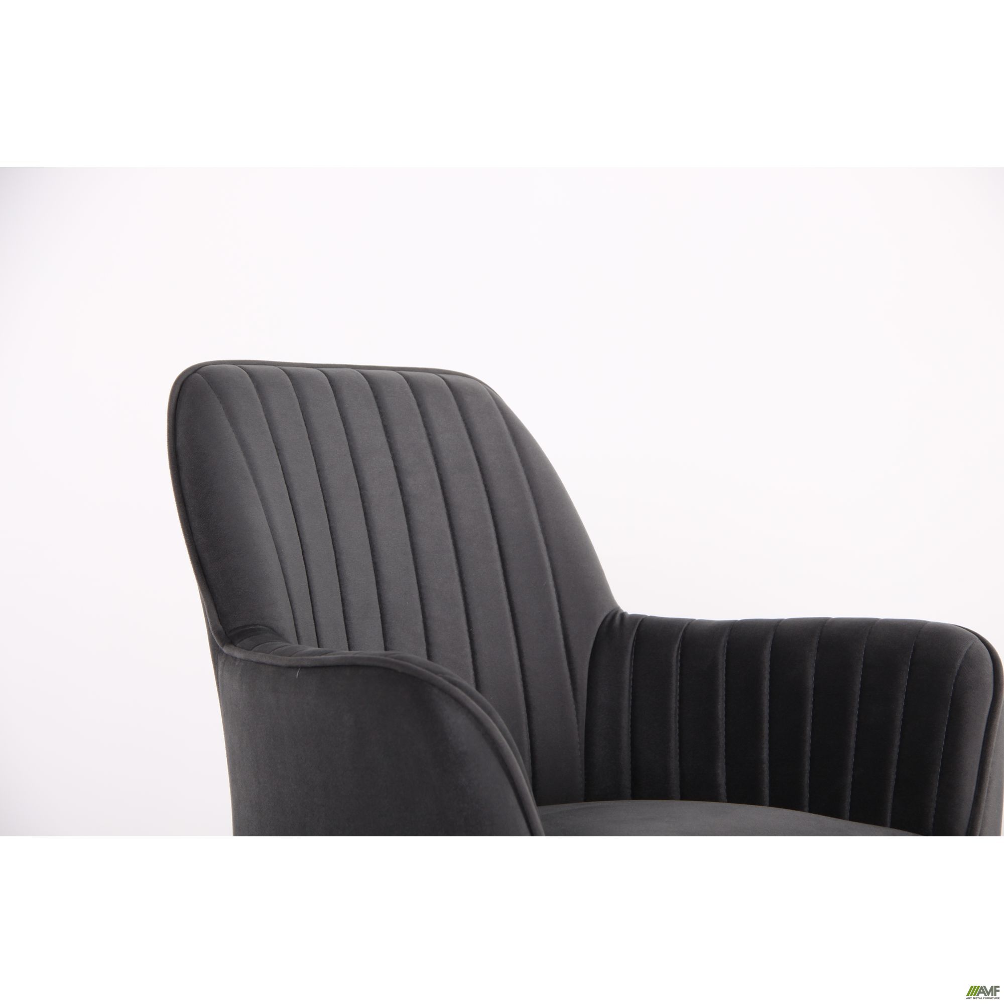 Фото 15 - Кресло Аспен хром ткань Flox 95 серый со штрихкодом EAN 