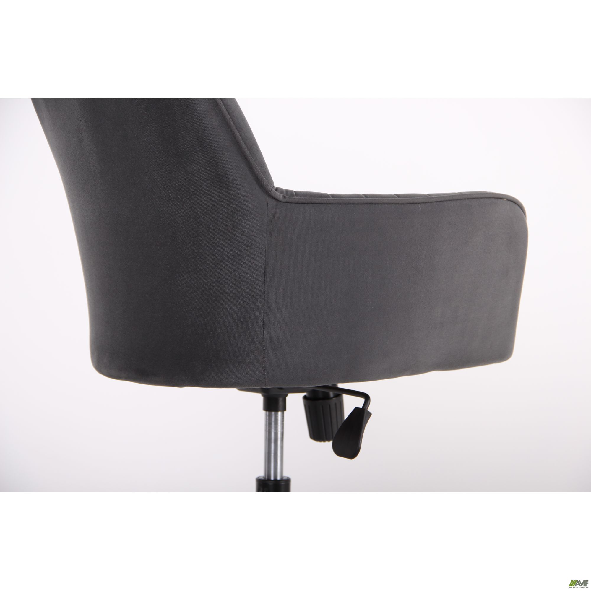 Фото 19 - Кресло Аспен хром ткань Flox 95 серый со штрихкодом EAN 