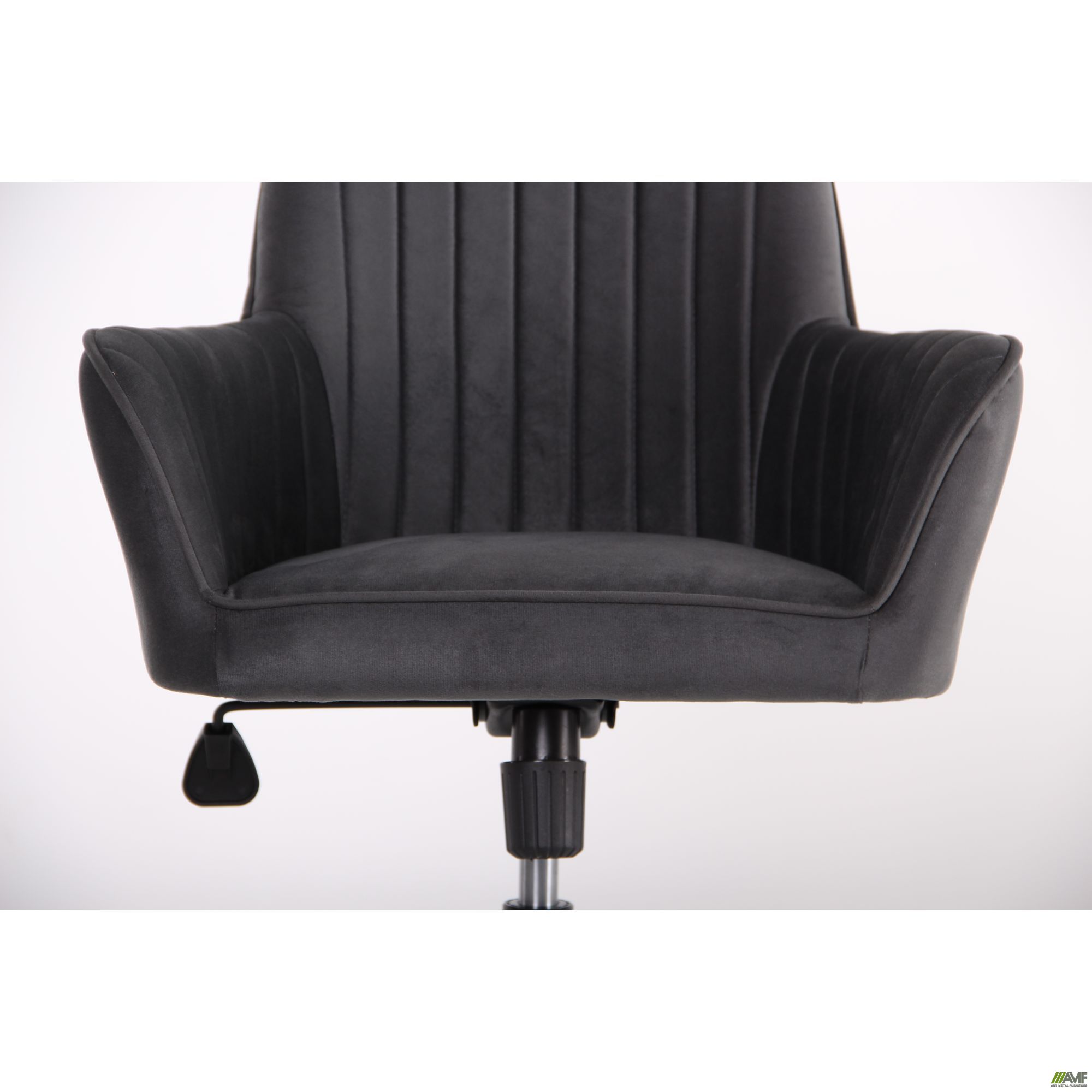 Фото 7 - Кресло Аспен хром ткань Flox 95 серый со штрихкодом EAN 