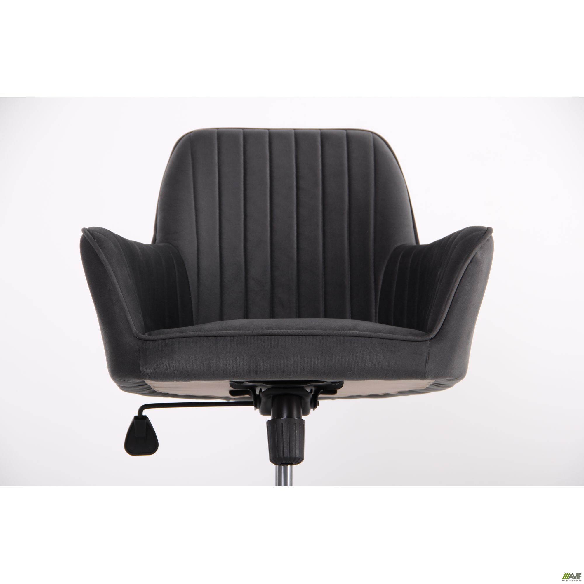 Фото 8 - Кресло Аспен хром ткань Flox 95 серый со штрихкодом EAN 