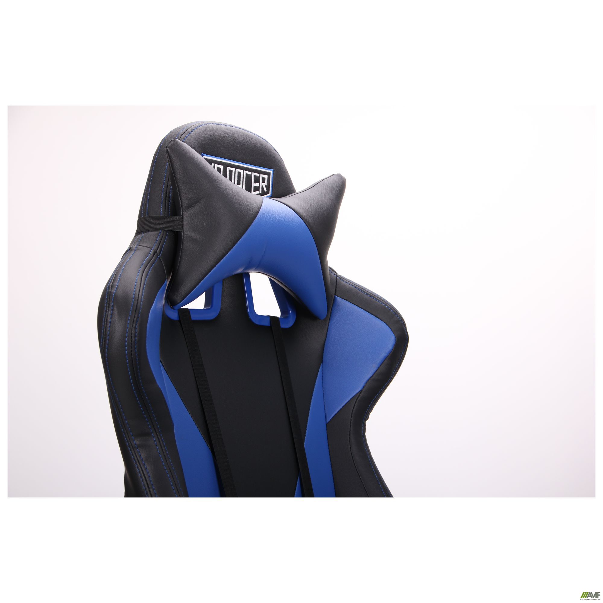 Фото 8 - Крісло VR Racer Magnus чорний/синій 