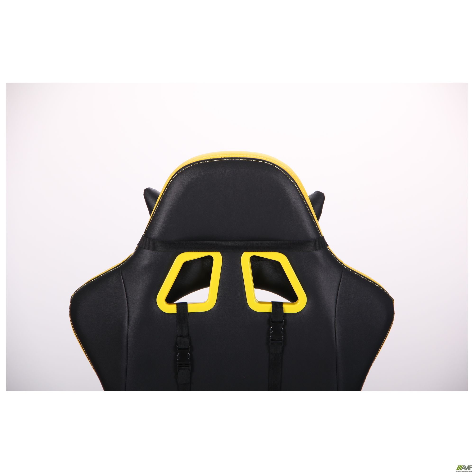 Фото 12 - Кресло VR Racer BattleBee черный/желтый 