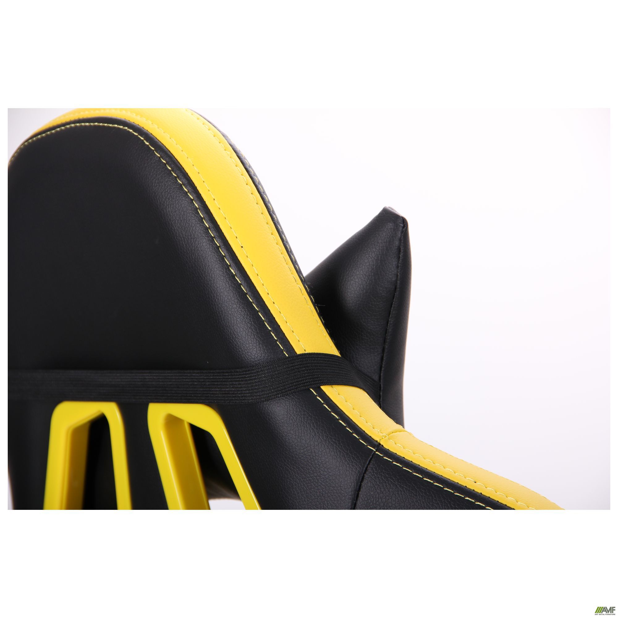 Фото 14 - Кресло VR Racer BattleBee черный/желтый 
