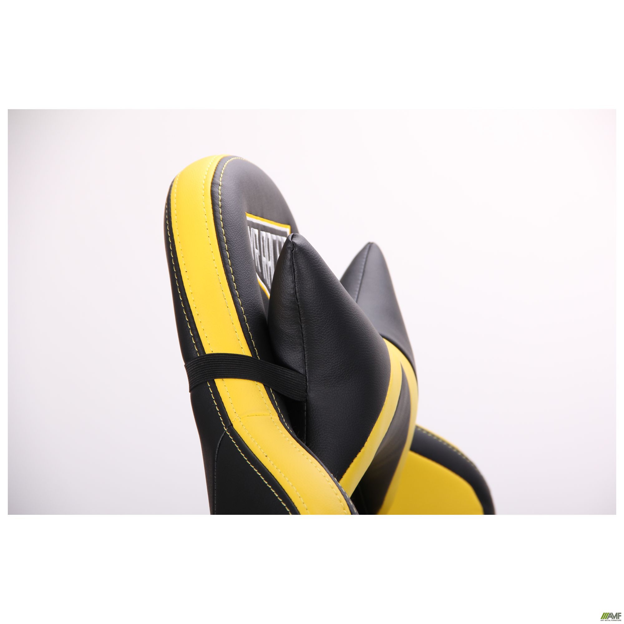 Фото 15 - Кресло VR Racer BattleBee черный/желтый 