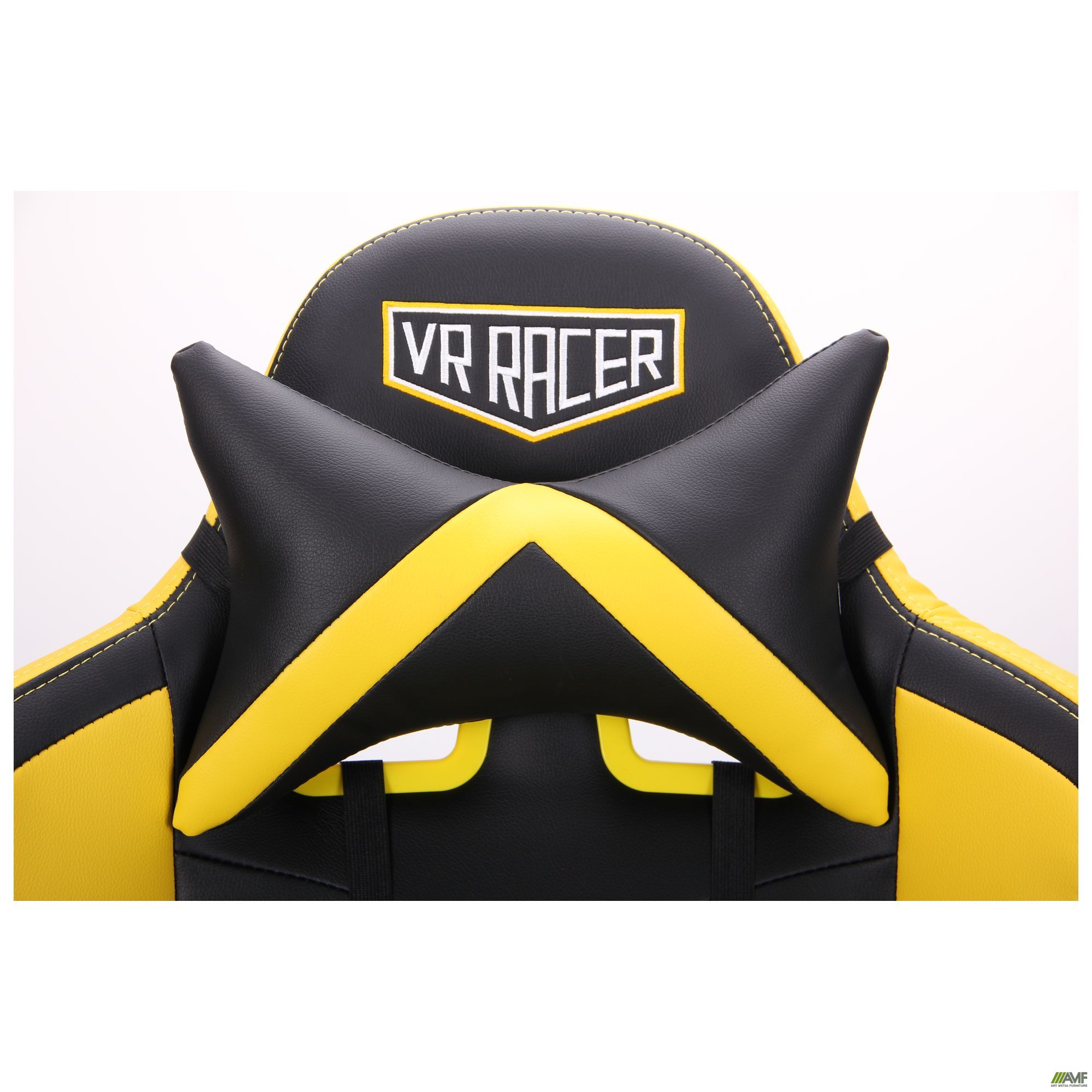 Фото 9 - Кресло VR Racer BattleBee черный/желтый 