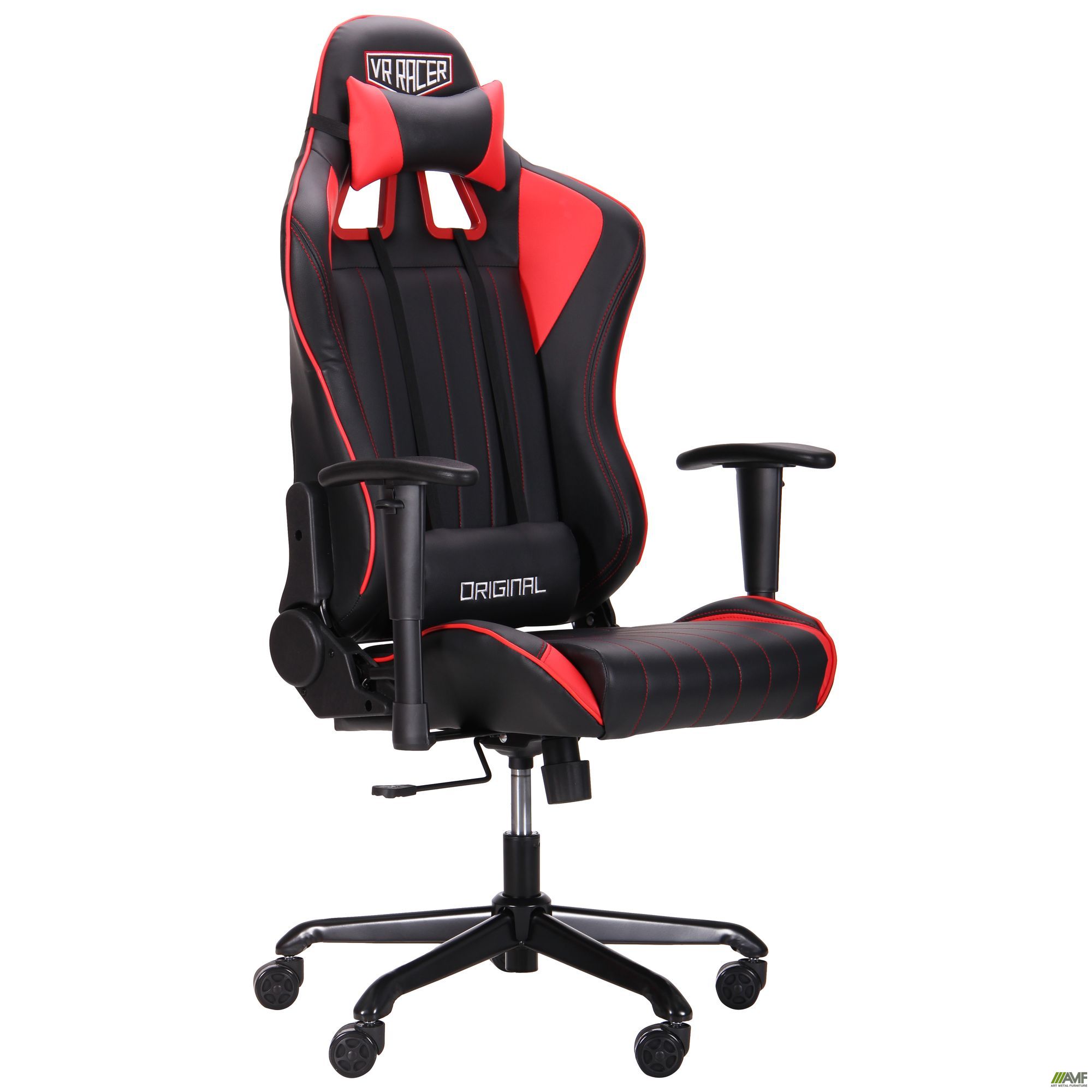 Фото 2 - Кресло VR Racer Shepard черный/красный 