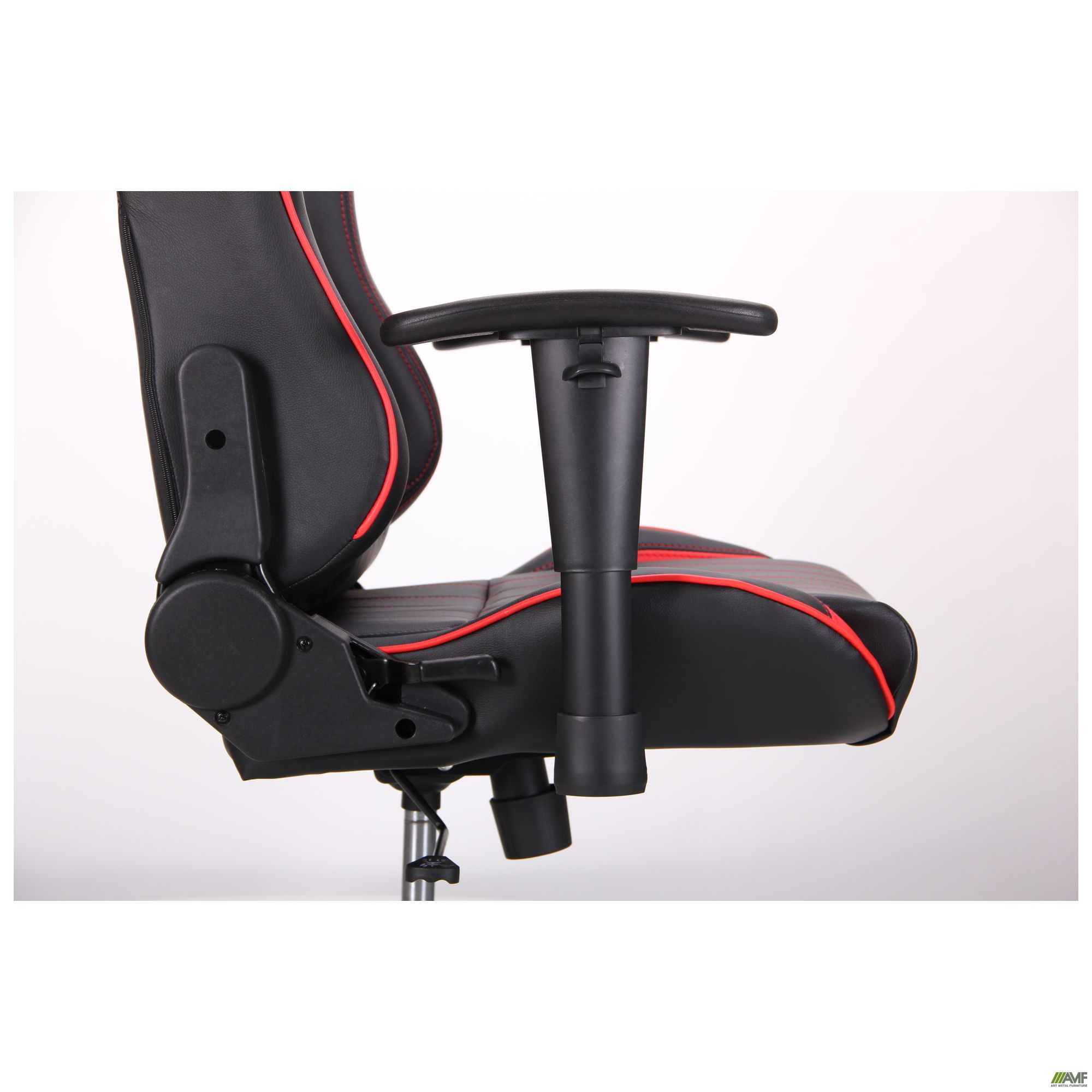 Фото 12 - Кресло VR Racer Shepard черный/красный 