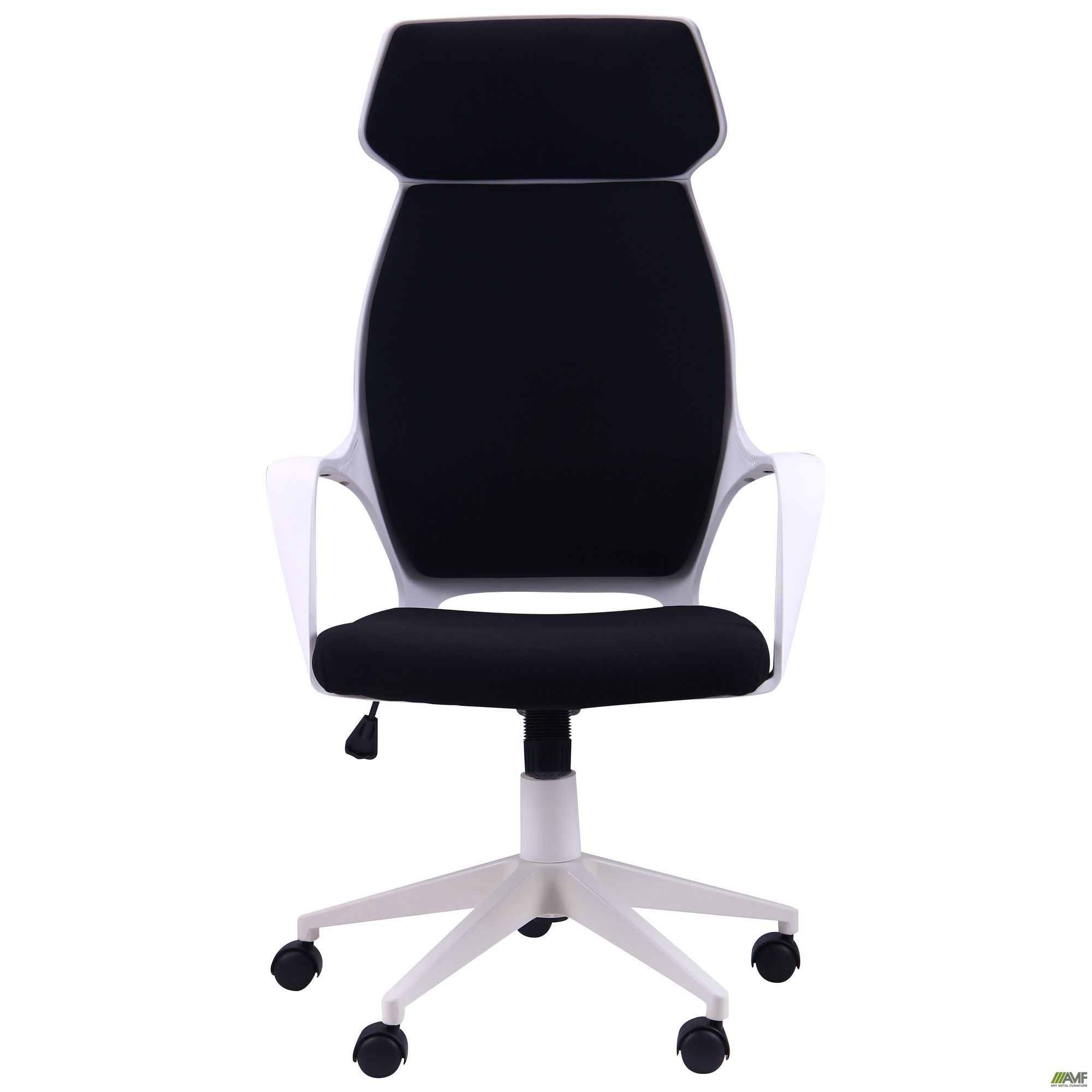 Фото 3 - Кресло Concept белый, тк.черный 